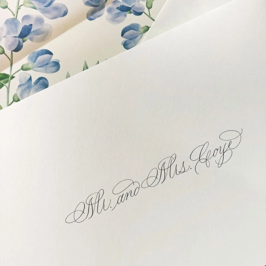 Black Marie Script Inner Envelope Calligraphy.JPG