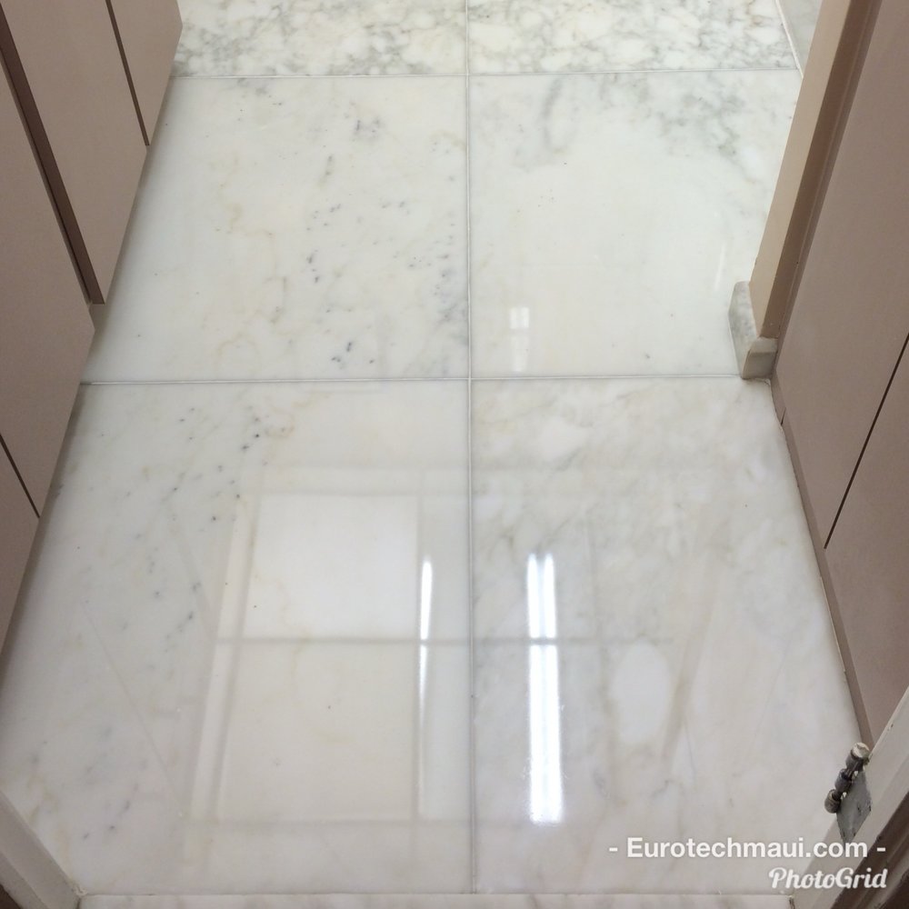 30 yr old Marble Restoration Kaanapali Maui Hawaii — Eurotech Maui