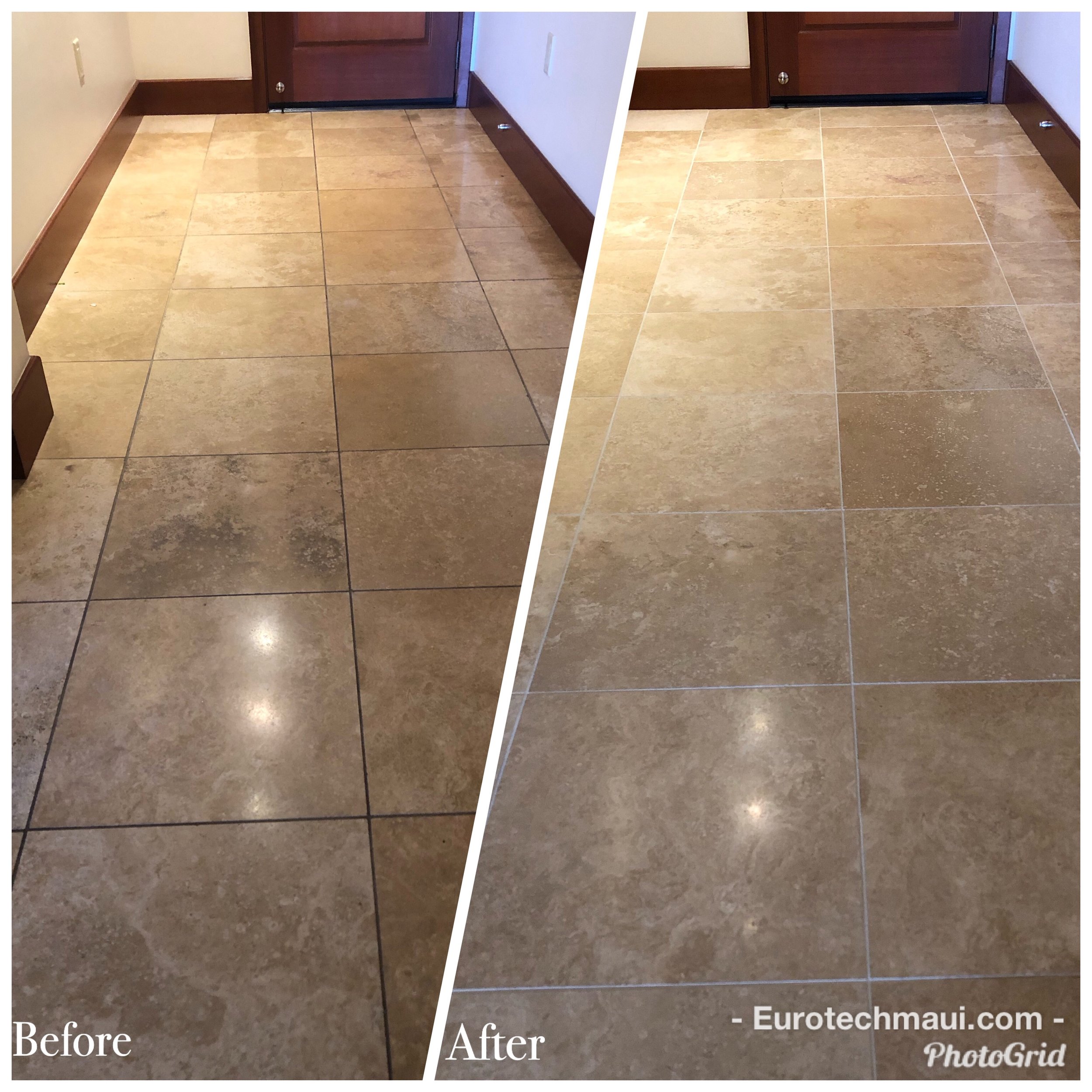 Travertine Floor Tile Cleaning And Protection Wailea Maui