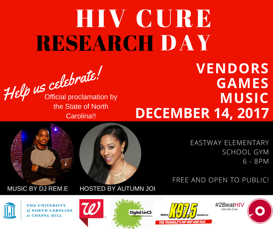 We're co-sponsoring HIV Cure Research Day AND we're seeking volunteers!