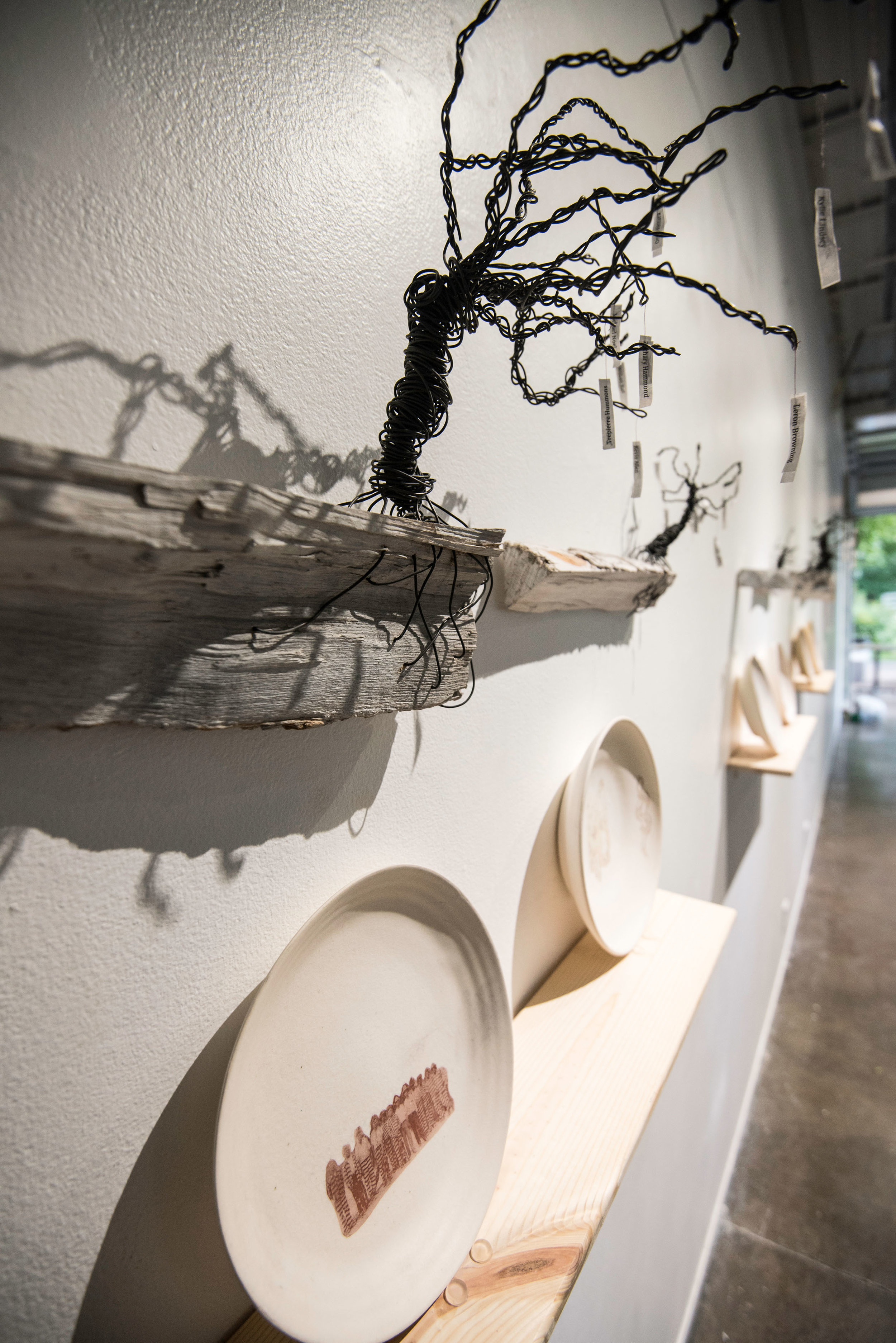 Strange Fruit Reunion Sayge Carroll Ceramic, Wood, Metal 2016