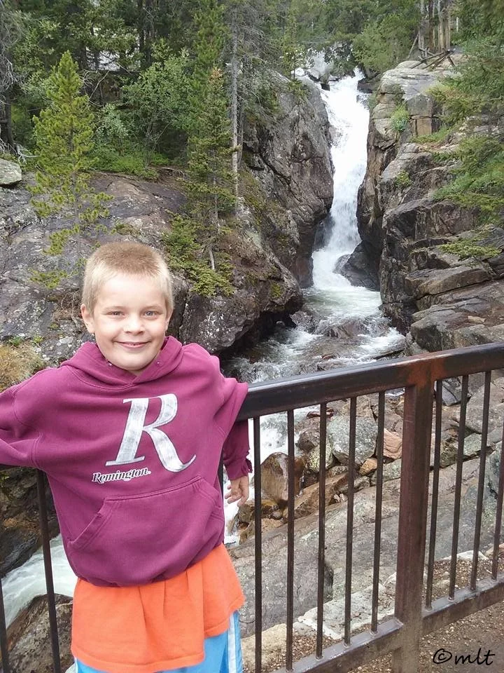 Chasm Falls, Old Fall River Road - Rocky Mountain Safari Tour