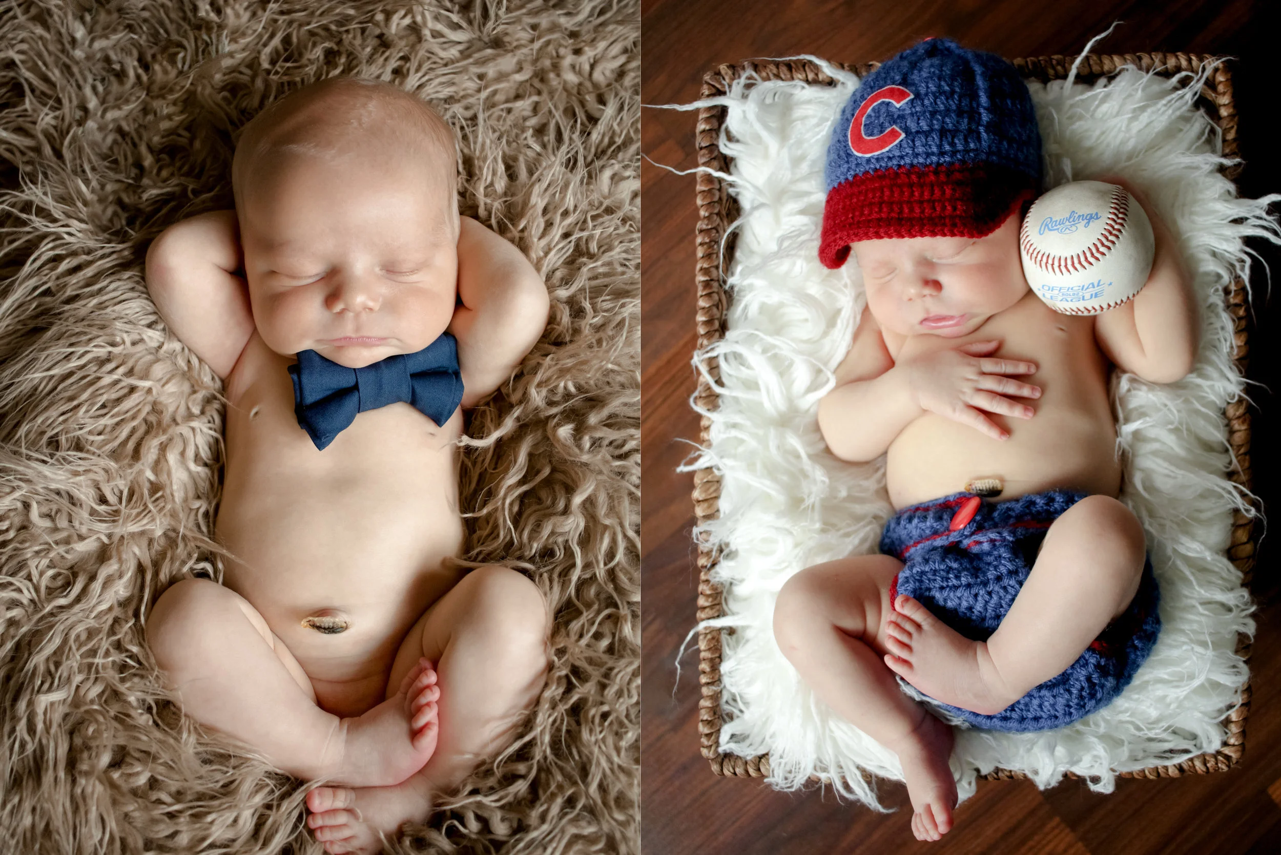 What a handsome boy! And he's already becoming a Cubs fan, just like his father. 