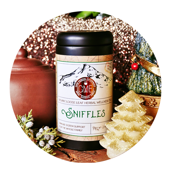 Sniffles loose leaf tea canister