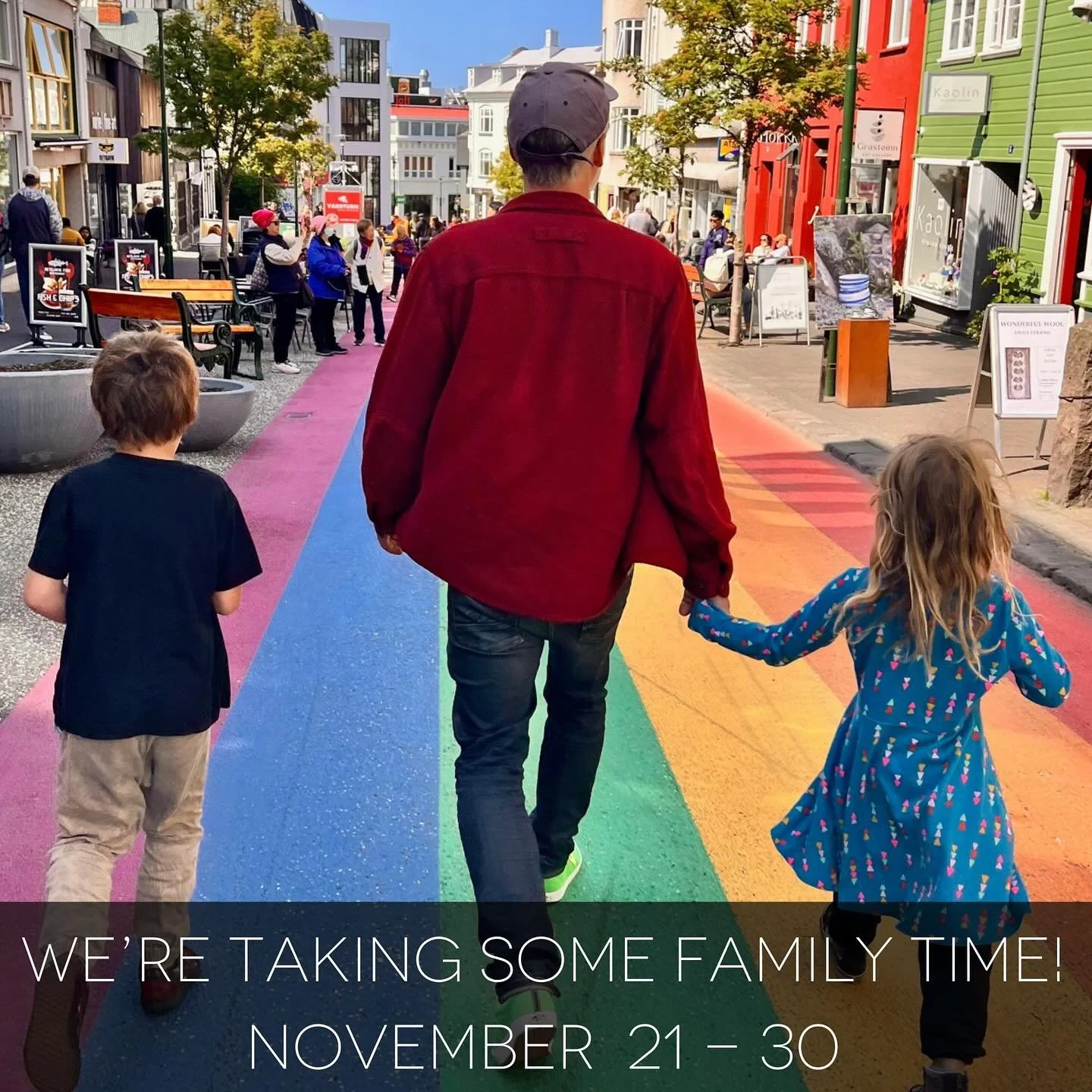 We&rsquo;re taking some family time for&hellip; ⁣
crunchy leaves, flour covered aprons, precise pecan placement, laughing cousins, warm hugs and giving thanks for all these things ❤️🍂🍁🥧⁣
⁣
We&rsquo;ll be out 11/21 - 11/30 and all orders will ship 