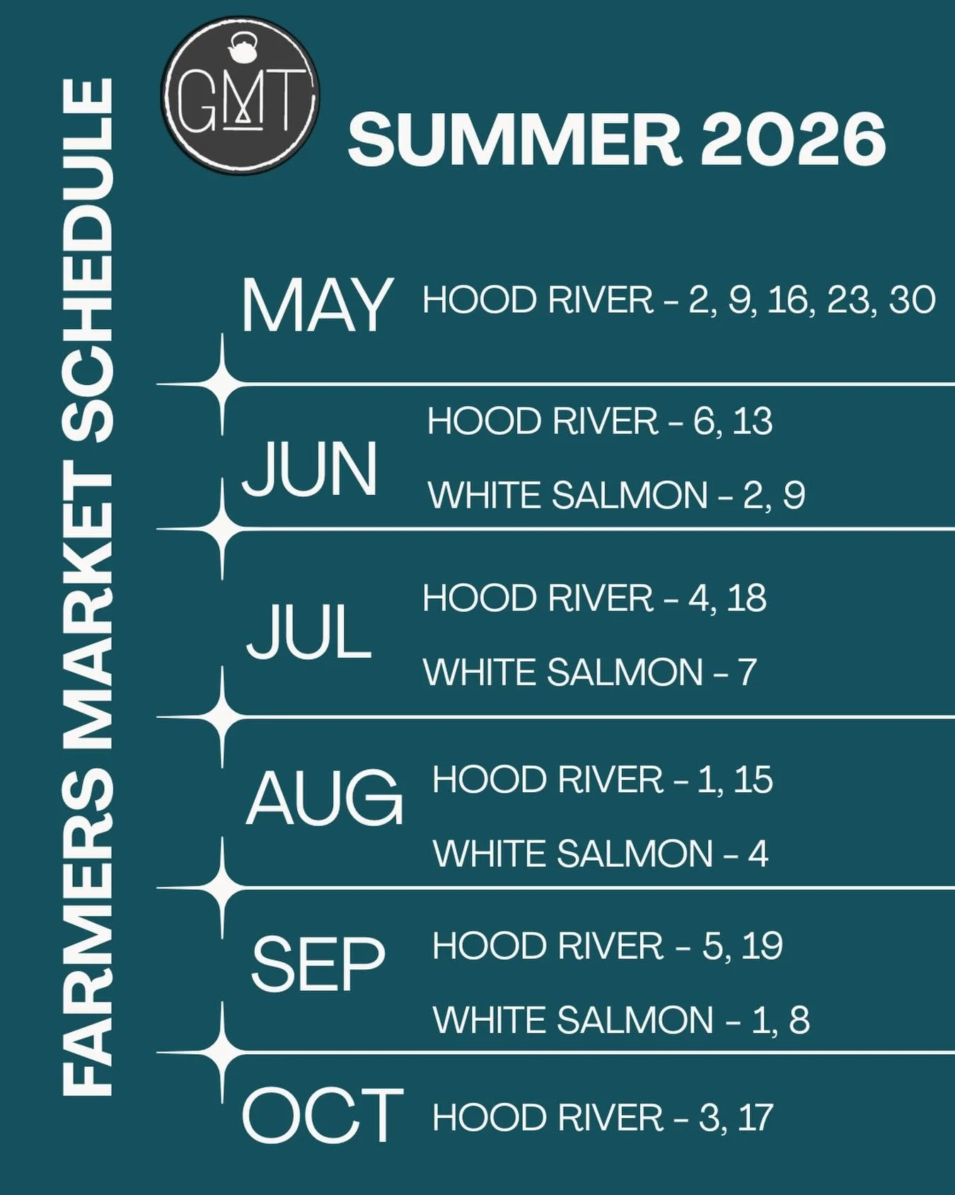See you at the markets this summer! @hoodriverfarmersmarket @whitesalmonfarmersmarket #hoodriver #whitesalmonwa #gorgegrown #columbiarivergorge #goodmedicinetea