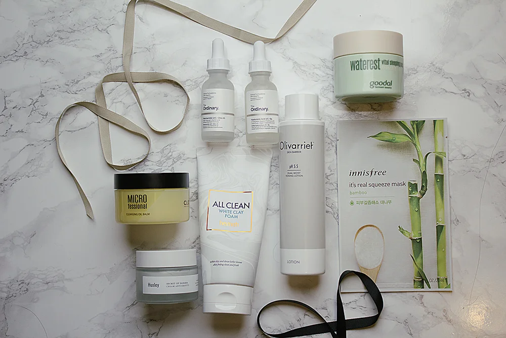 Current routine, also a terrible flatlay