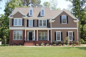 Large brown house