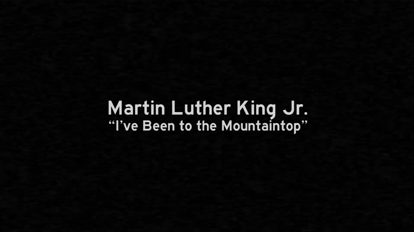 I've Been to the Mountaintop