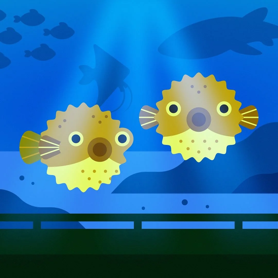 14. Aquarium 🐡
#peachtober