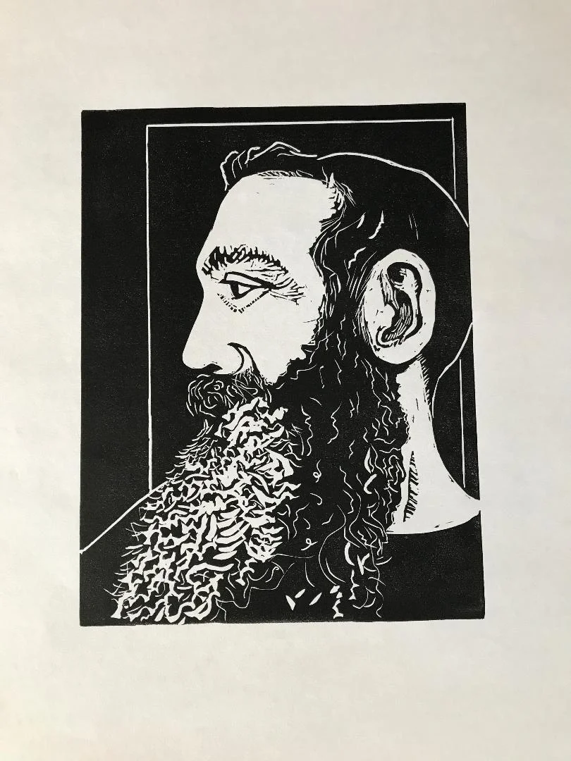 Linoleum print