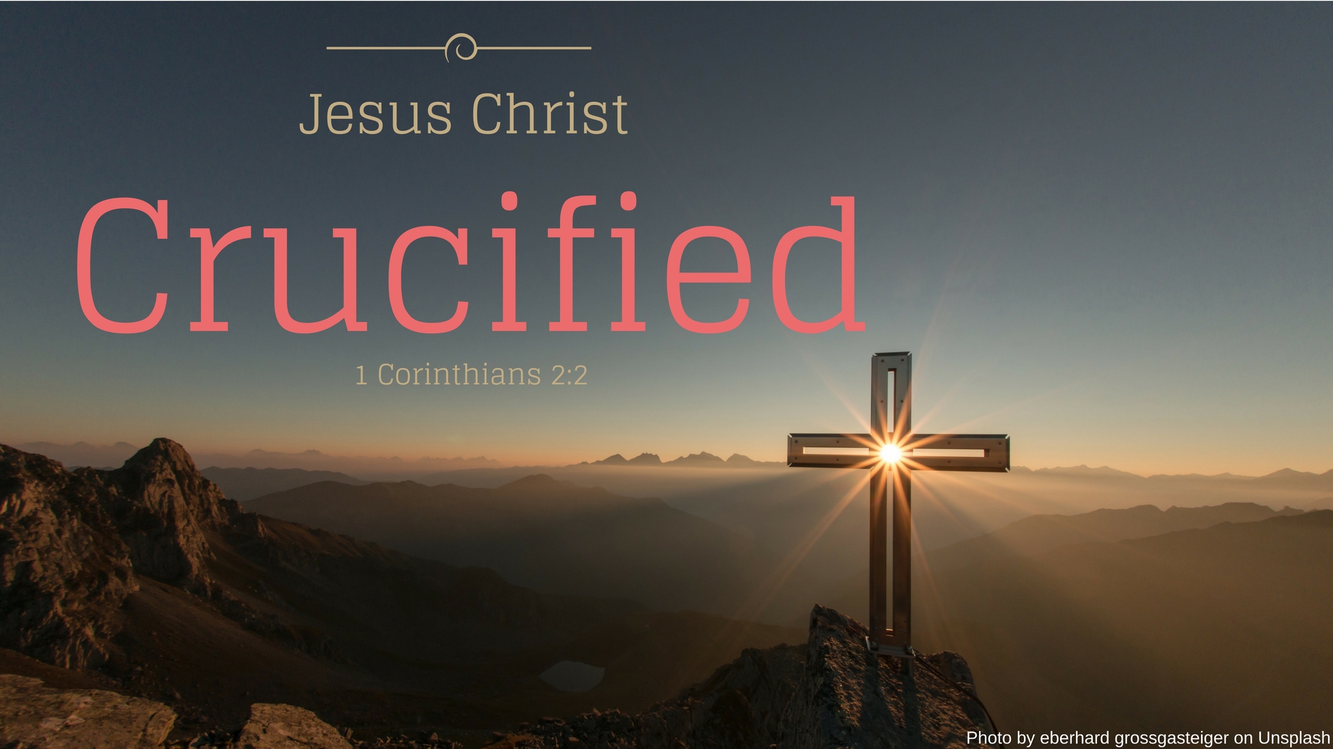 Jesus Christ Crucified — Pr. Marlon's Blog