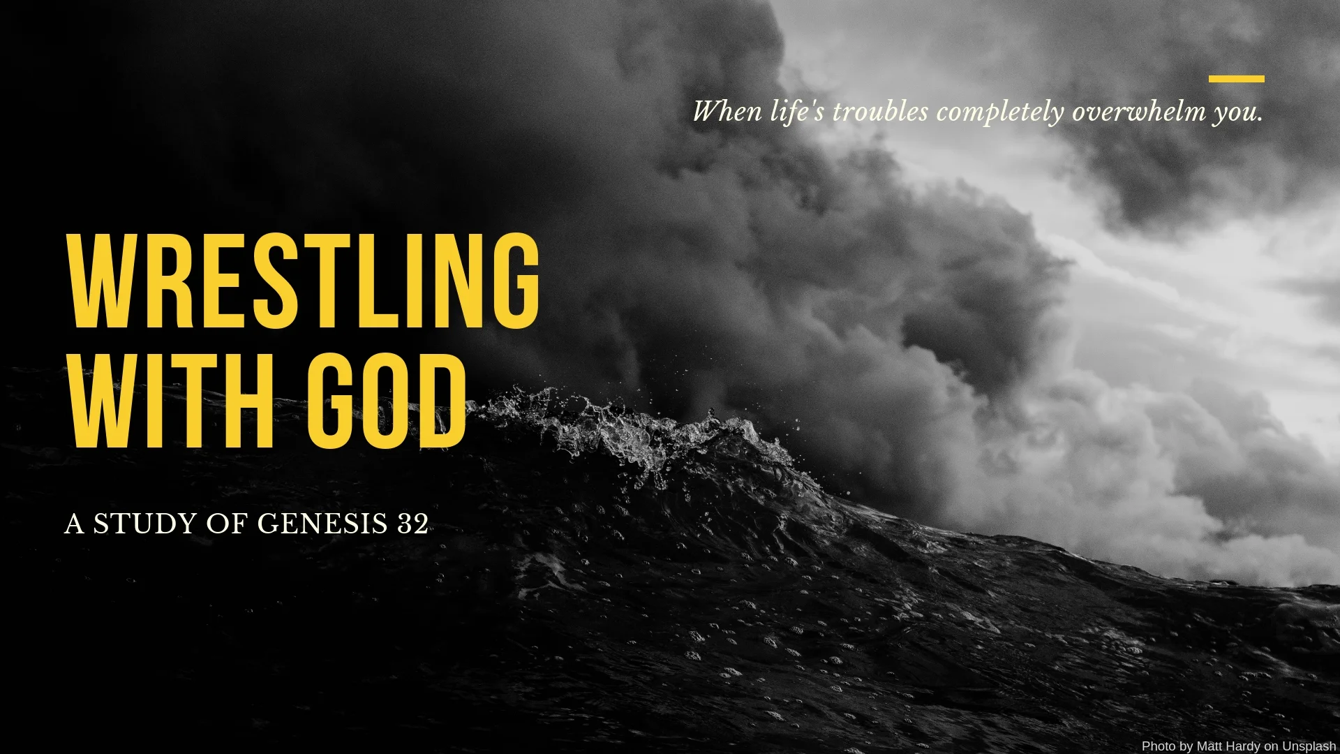 Wrestling with God — Pr. Marlon's Blog