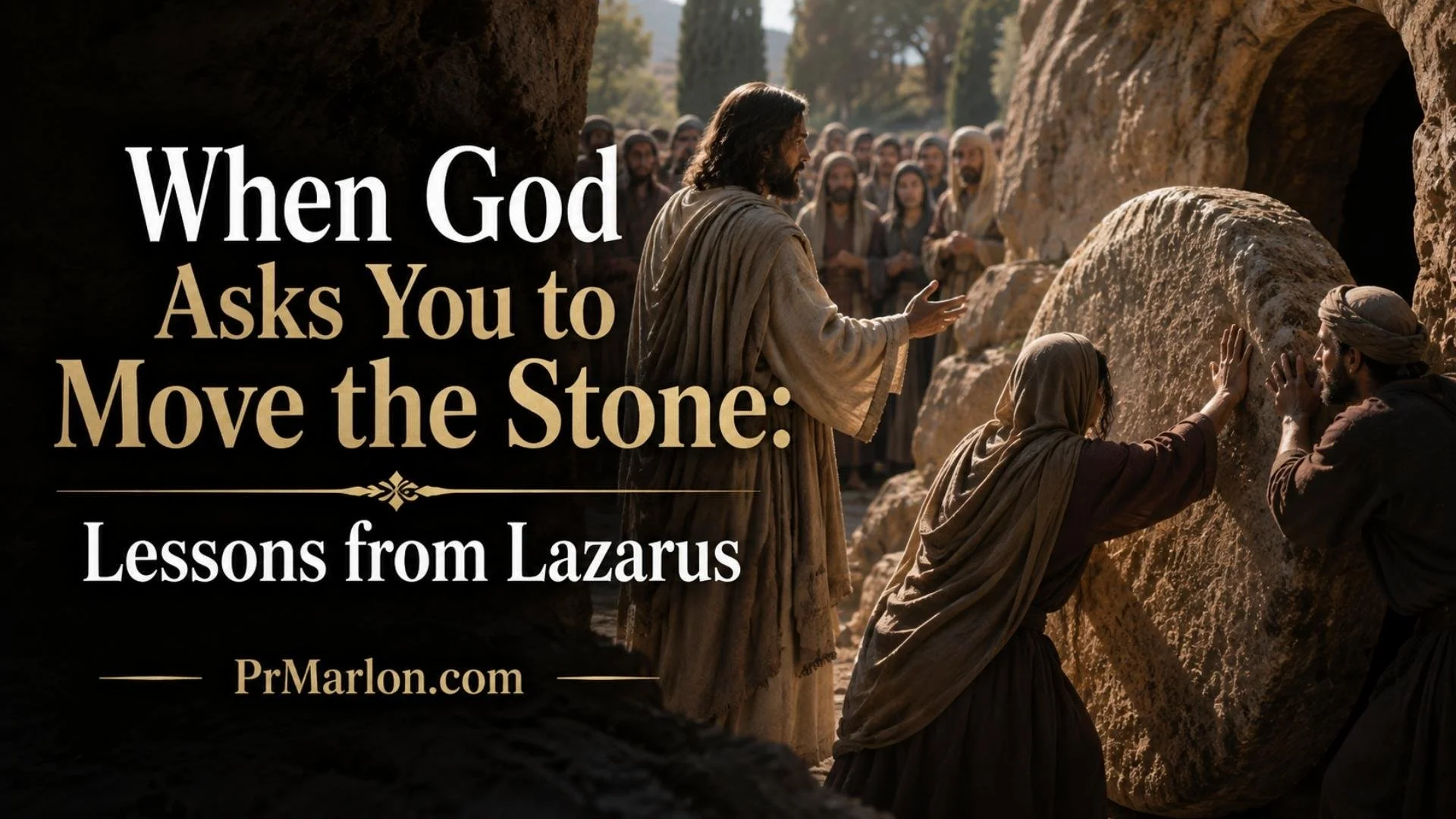 When God Asks You to Move the Stone: Lessons from Lazarus