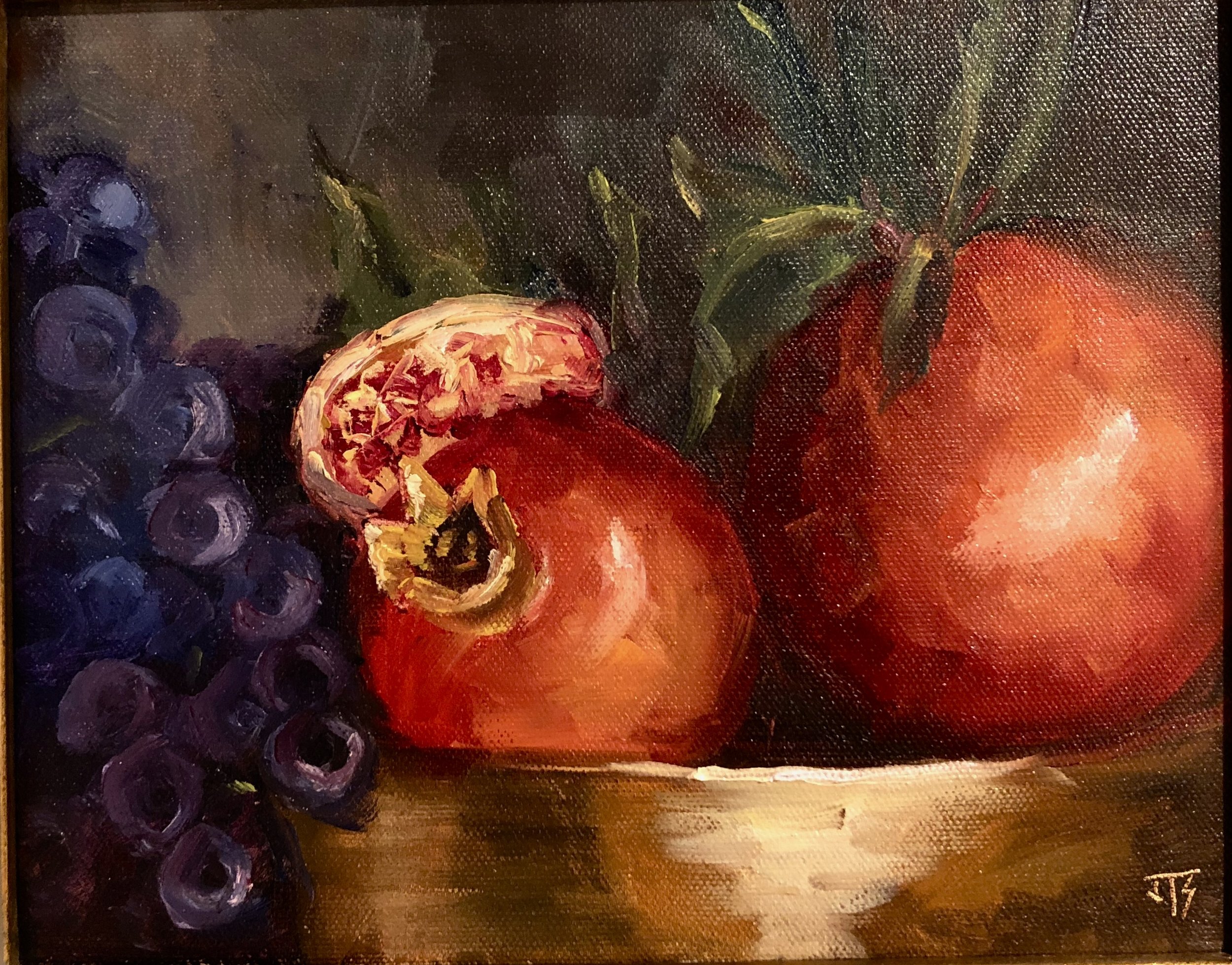 Grapes And Pomegranate