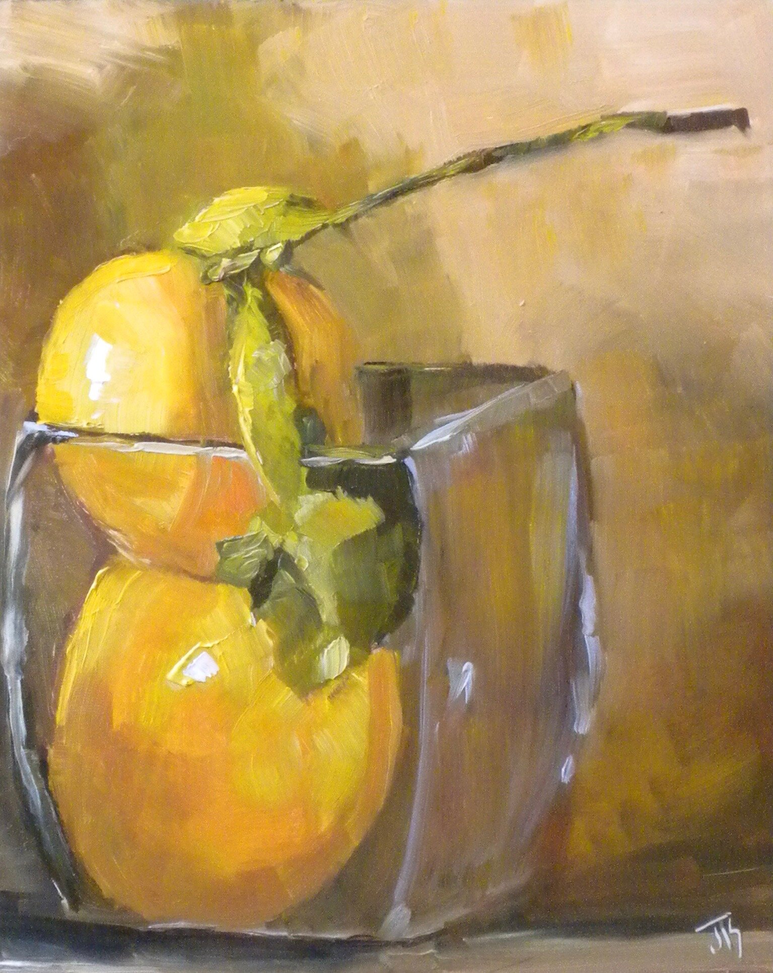 Lemonade? Oil on Board 8 x 10