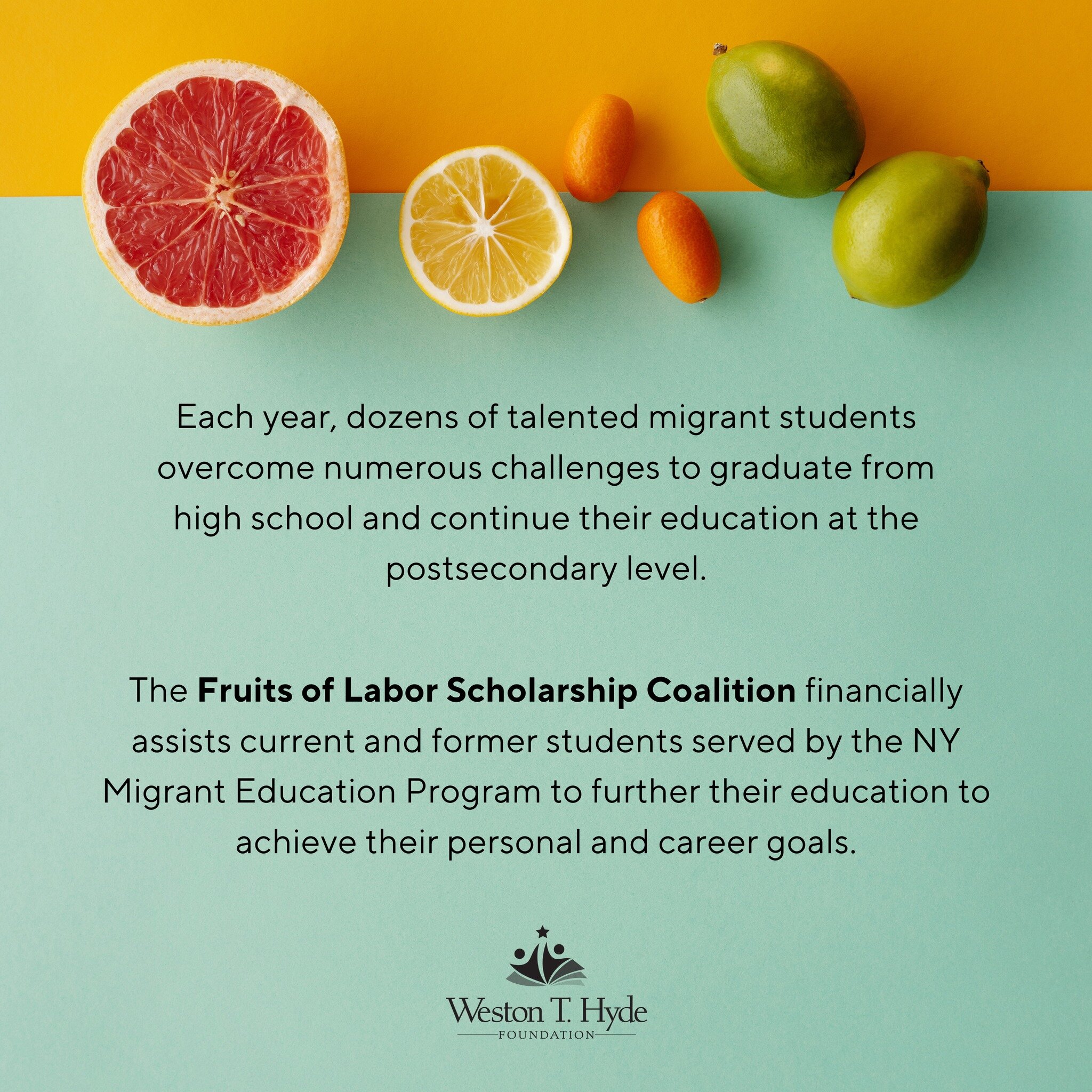 FLSC&rsquo;s vision is that students and parents served by the NYS Migrant Education Program System will have the financial resources necessary to pursue further education and achieve their dreams. 🍊🌟

#OswegoNY #OswegoCounty #EducationMatters #Aca