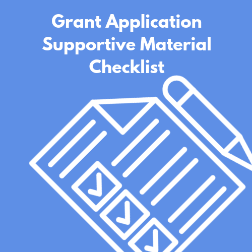 Grant Application Supportive Material Checklist