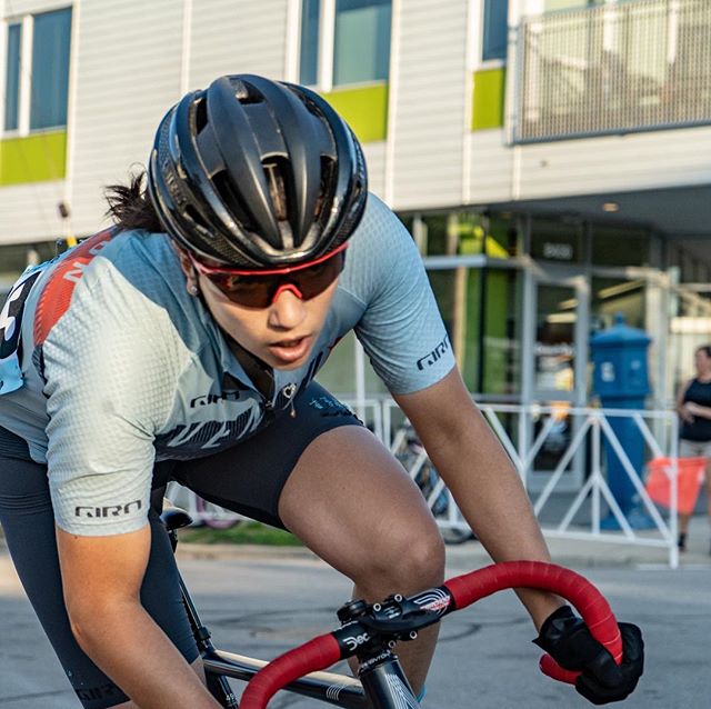 @nonor456 powered to first place in he women&rsquo;s @fyxation  Crit last night.  Let&rsquo;s do it again tonight!  @orangesealed @girocycling @aventonbikes @irwincycling @marquecycling @rokacycling #fixie #fixedgear #fixiegoon #bikeracing #bikelife 