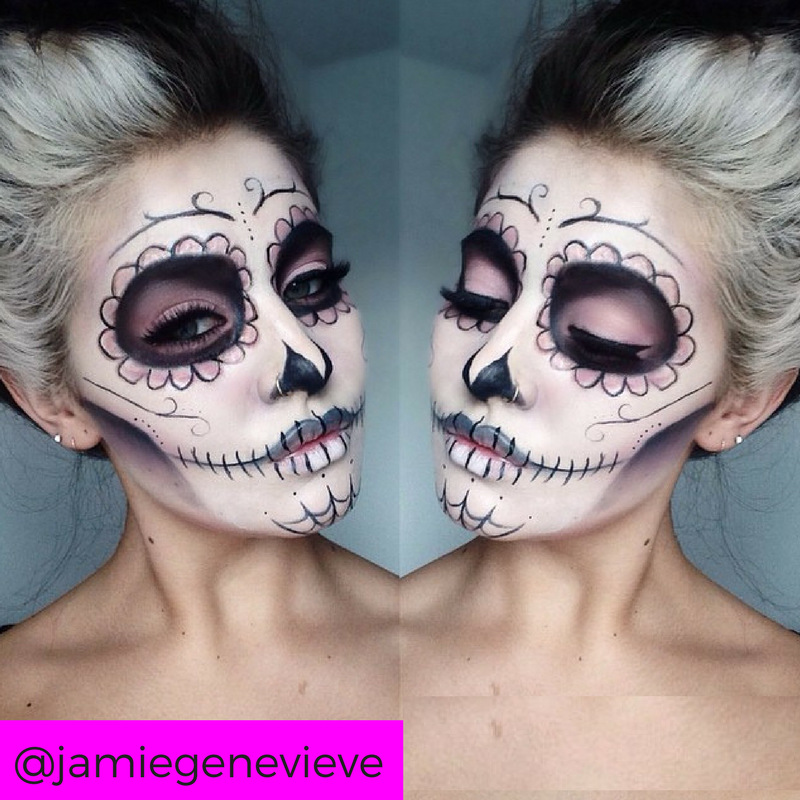 HALLOWEEN MAKEUP - MEXICAN SKULL (EASY) 