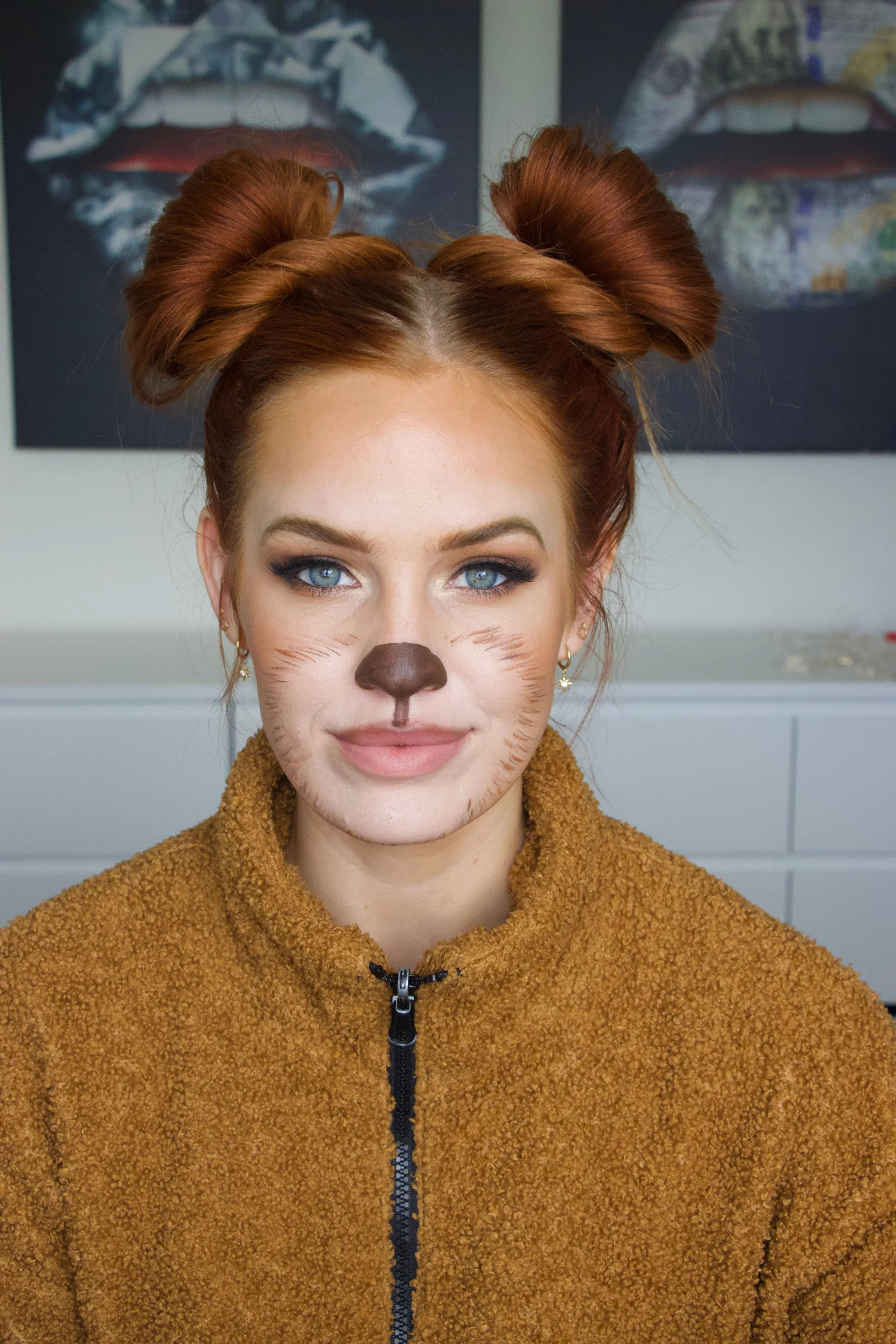 HALLOWEEN MAKEUP LOOK: Bear