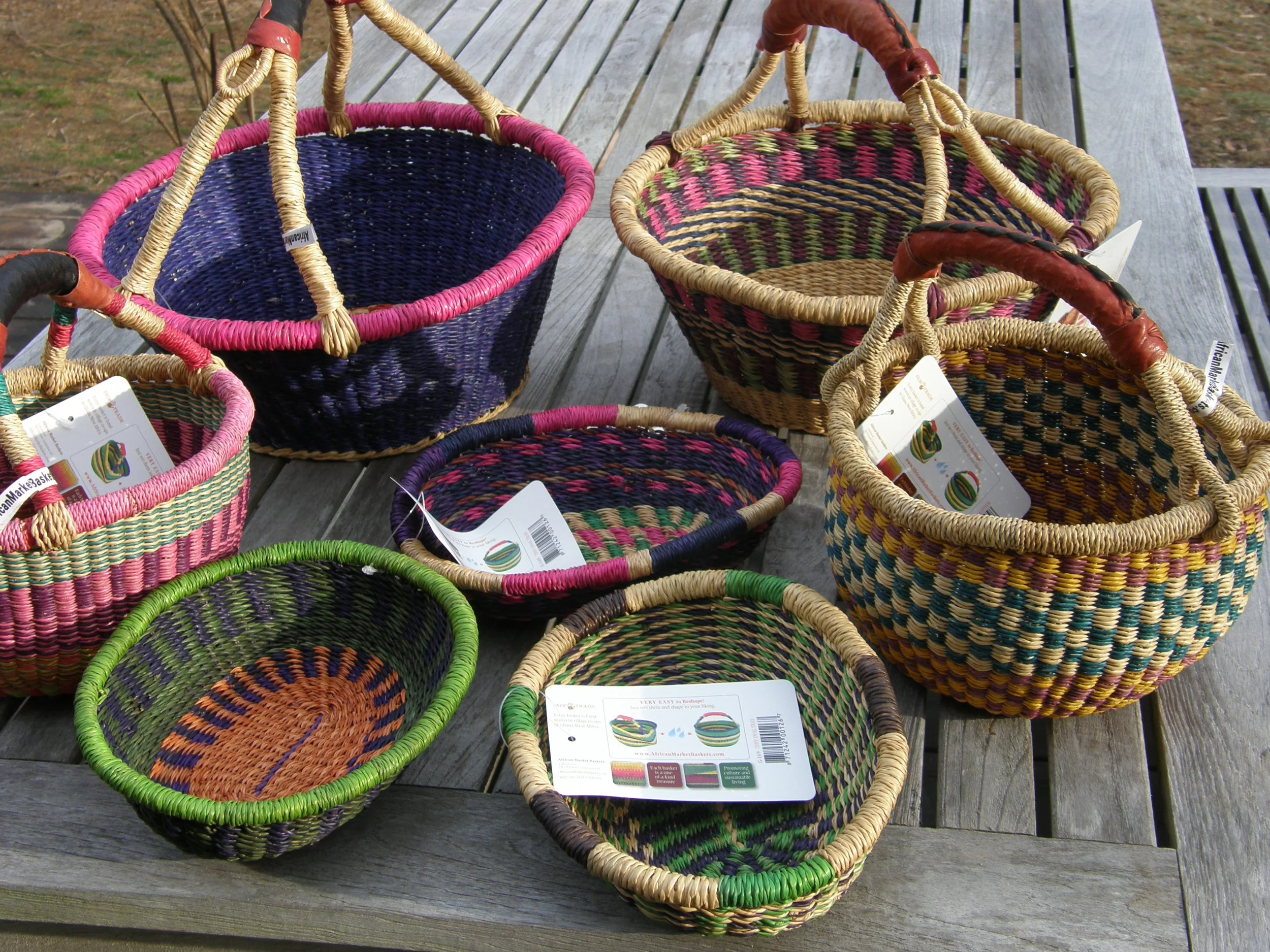 African Woven Baskets | Fair Trade Baskets | Salty Taluch