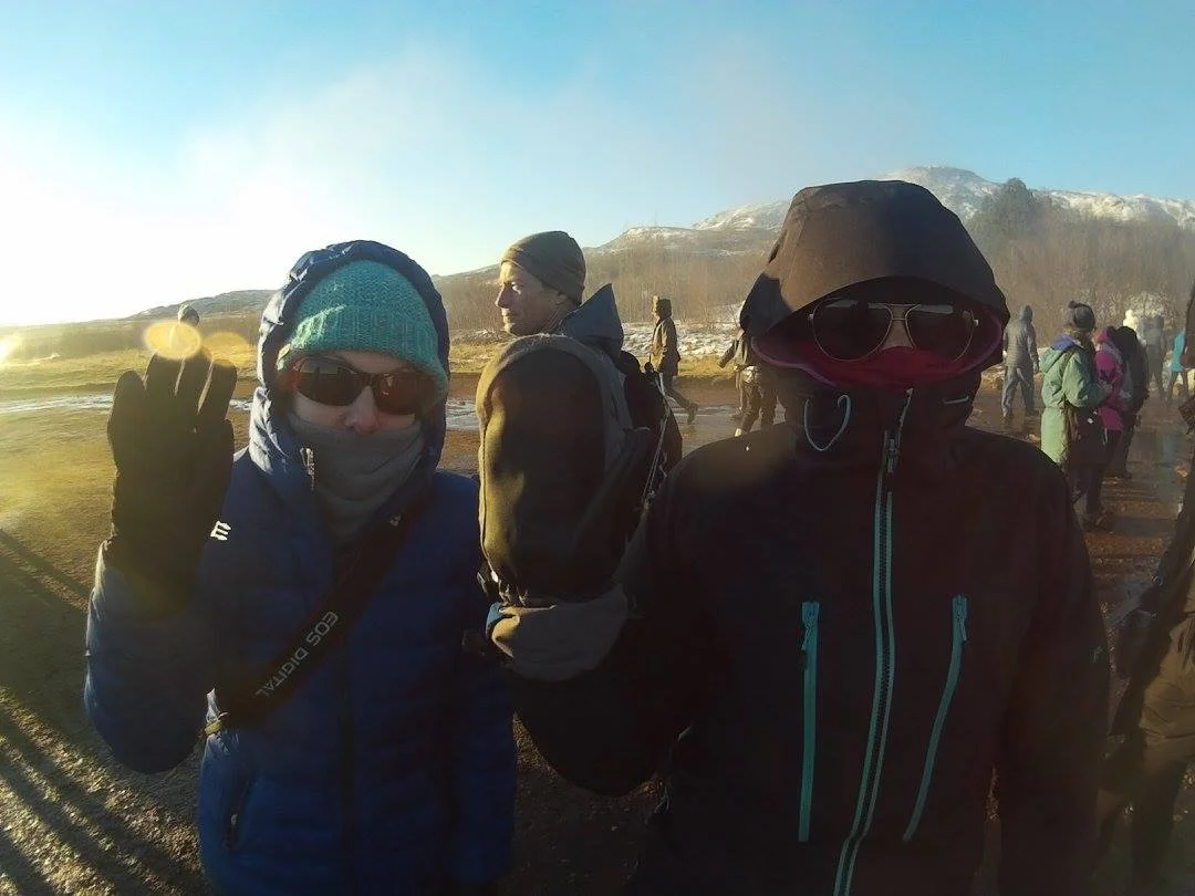Iceland 2016 with my friend and travel companion, Tanja.