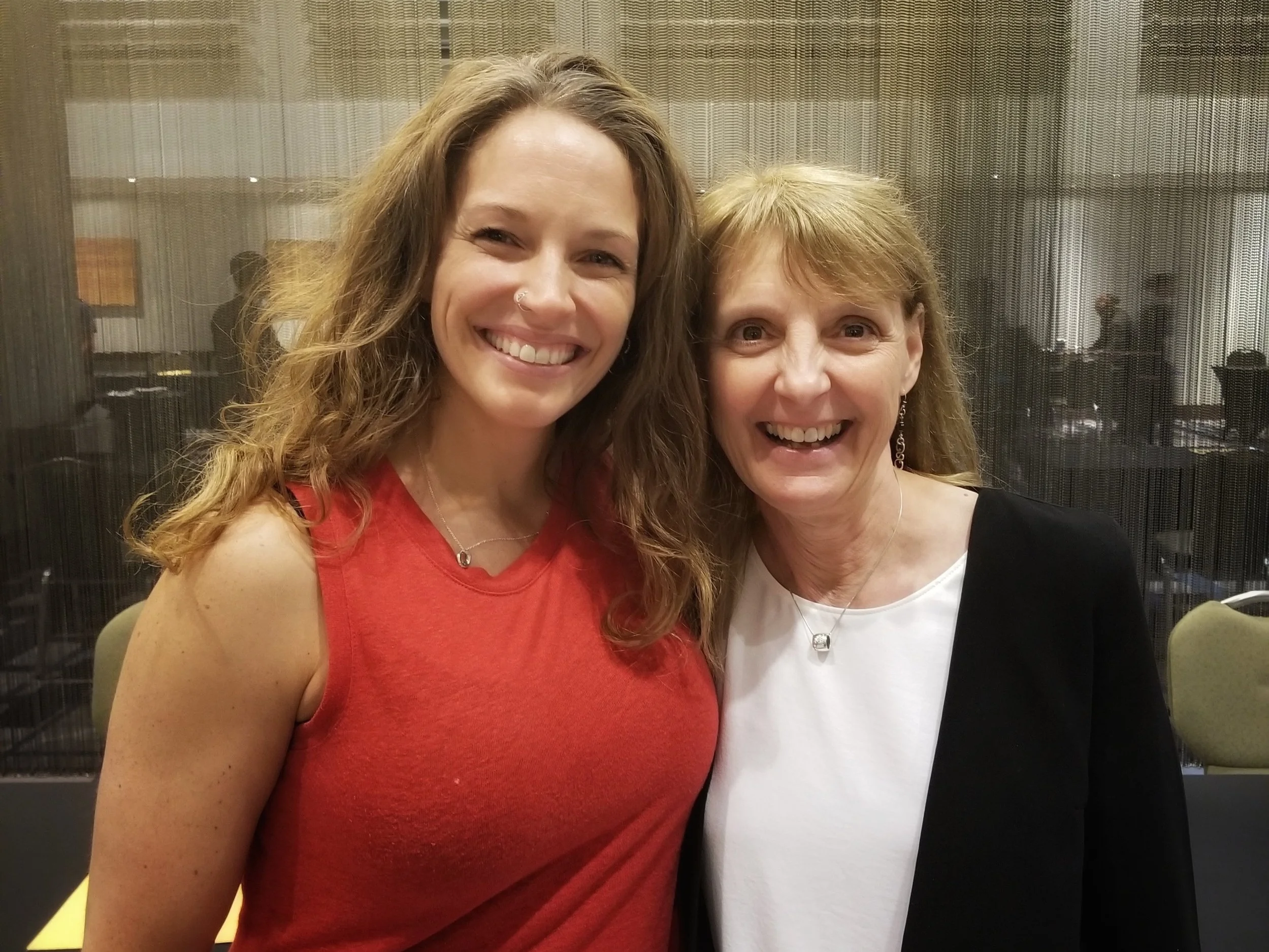 Lenerdene and I at a recent conference