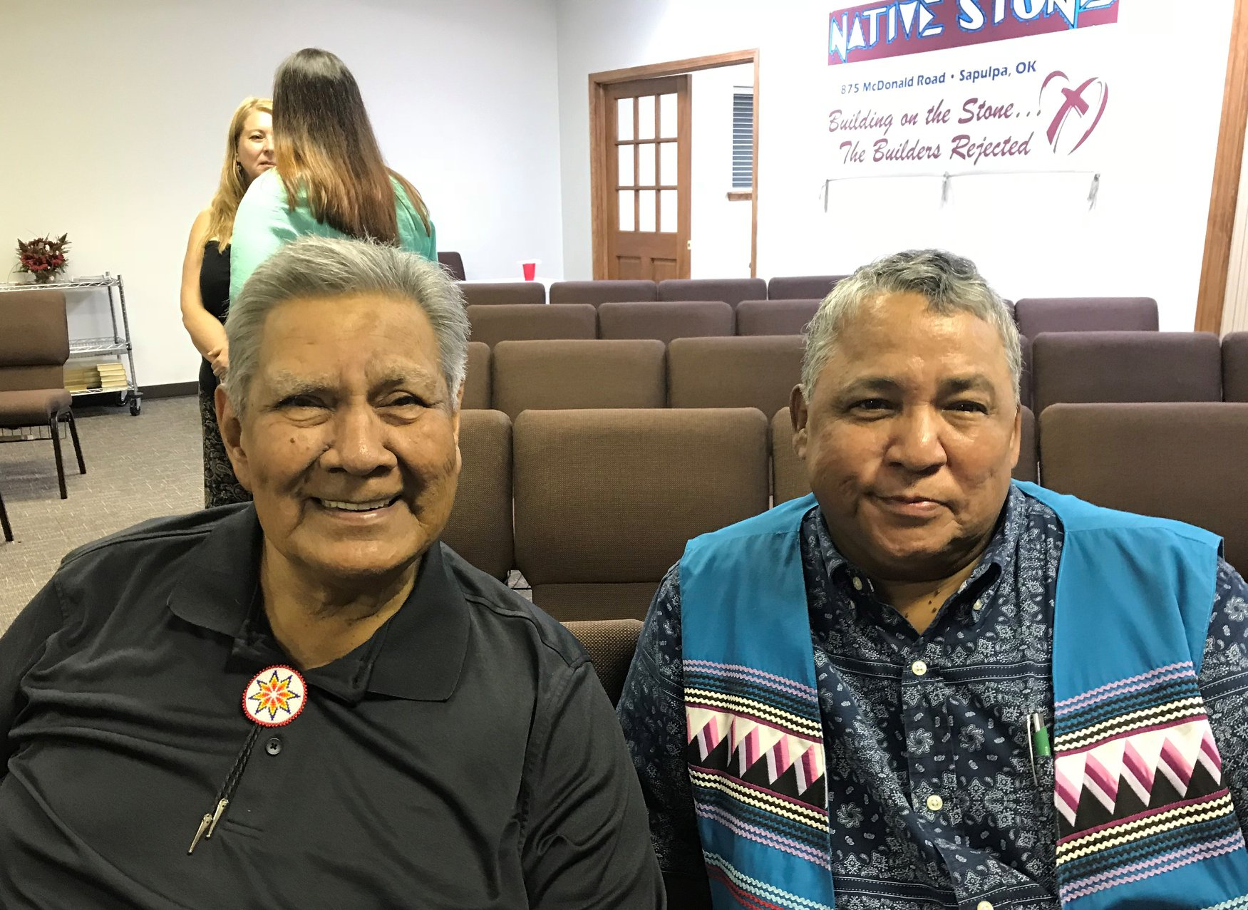 Brother Richard Pickup and Gary Hawkins