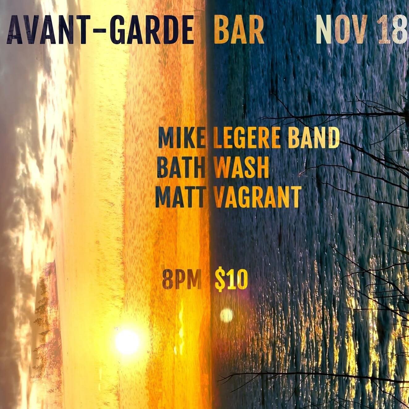 WE BACK, BABY! Join us at @avantgardebar on Nov. 18 for @mattvagrant&rsquo;s first show in years #ottawa #ottmusic #folk #folkmusic