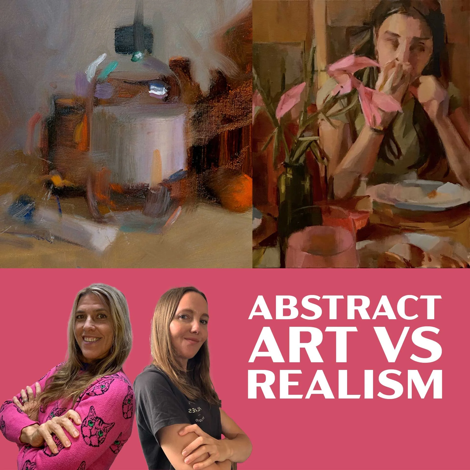 #6 Abstract Painting Meets Realism: How to paint on the edge of both styles