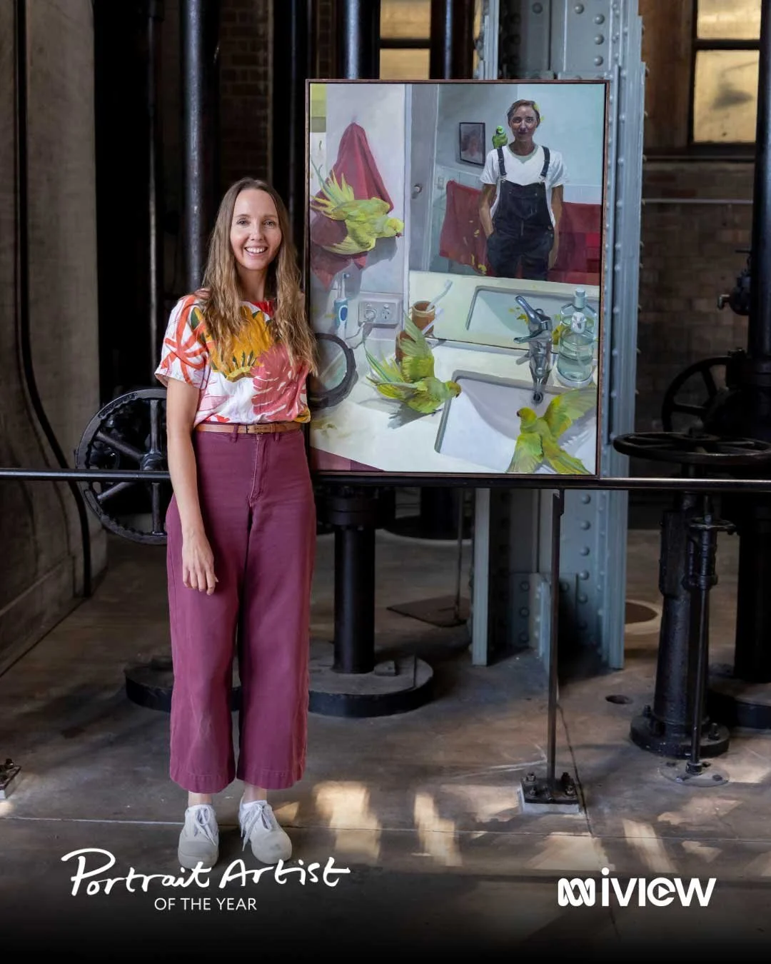 You might spot me on ABC TV in November - I’m on Portrait Artist of the Year Australia!!! 