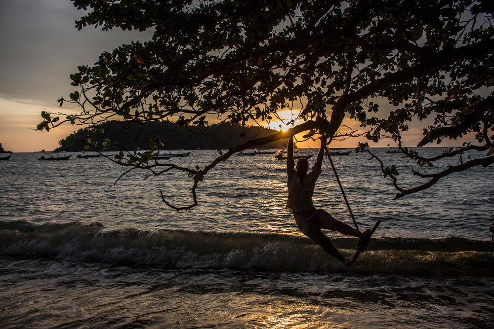 Ryan overlooks Pulau GIam