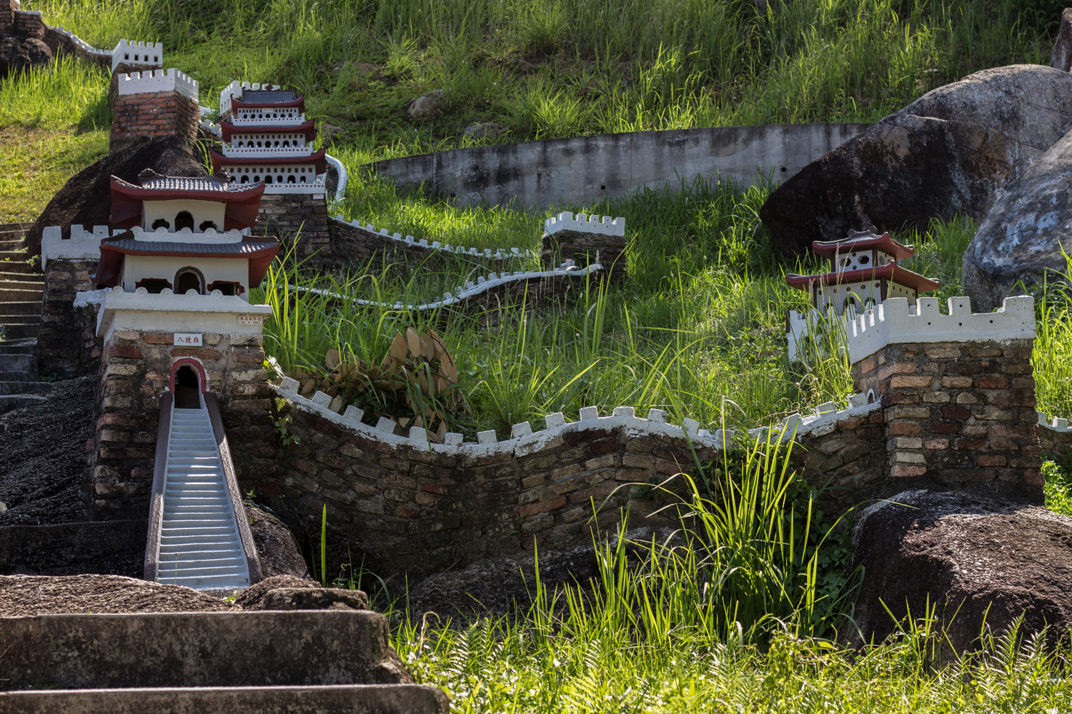 Mini-Great Wall Of China Fu Lin Kong Temple