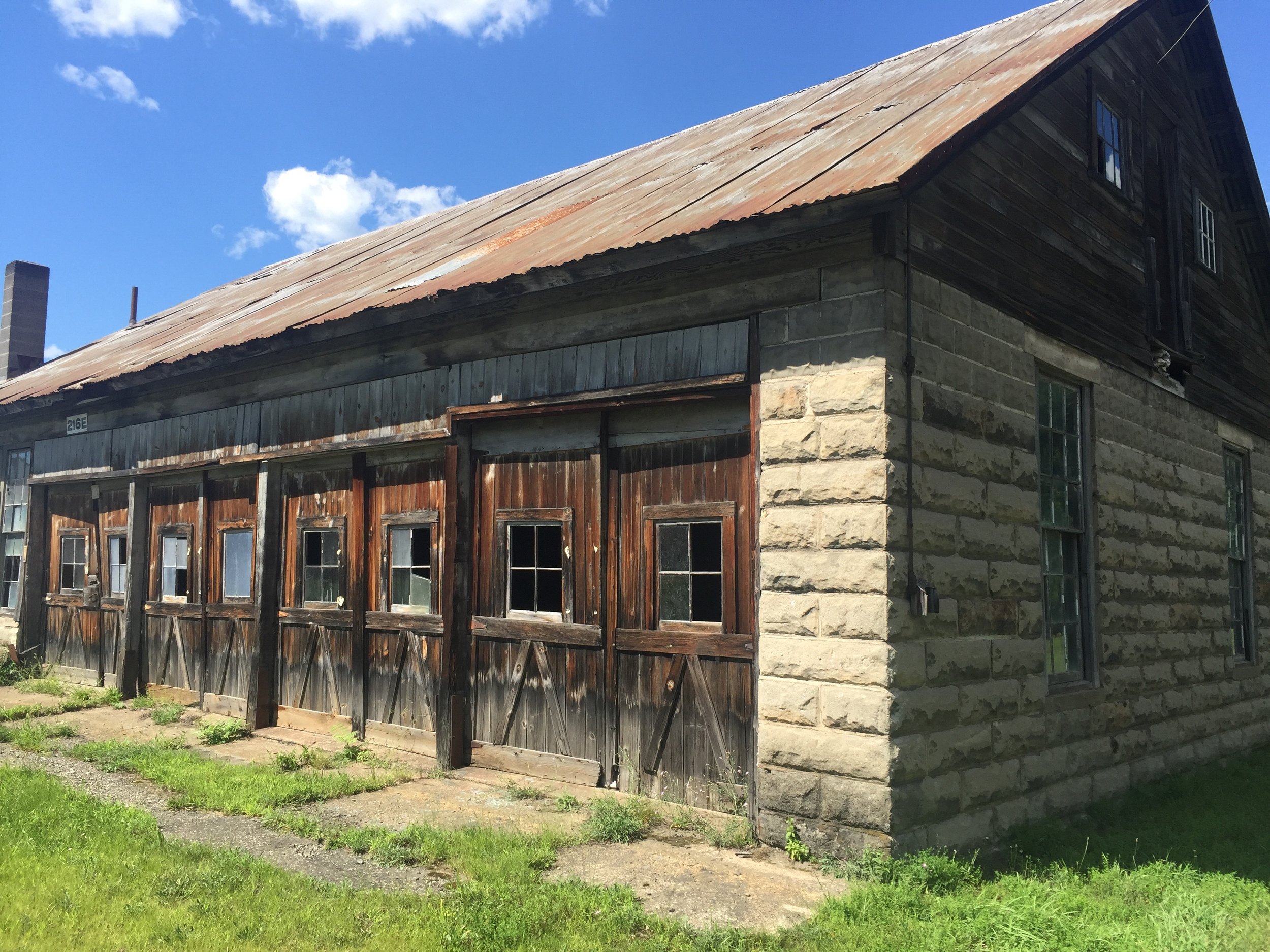 The Garage is in bad repair but is beautiful. We hope to bring it back to life but for know it just looks good in photos.