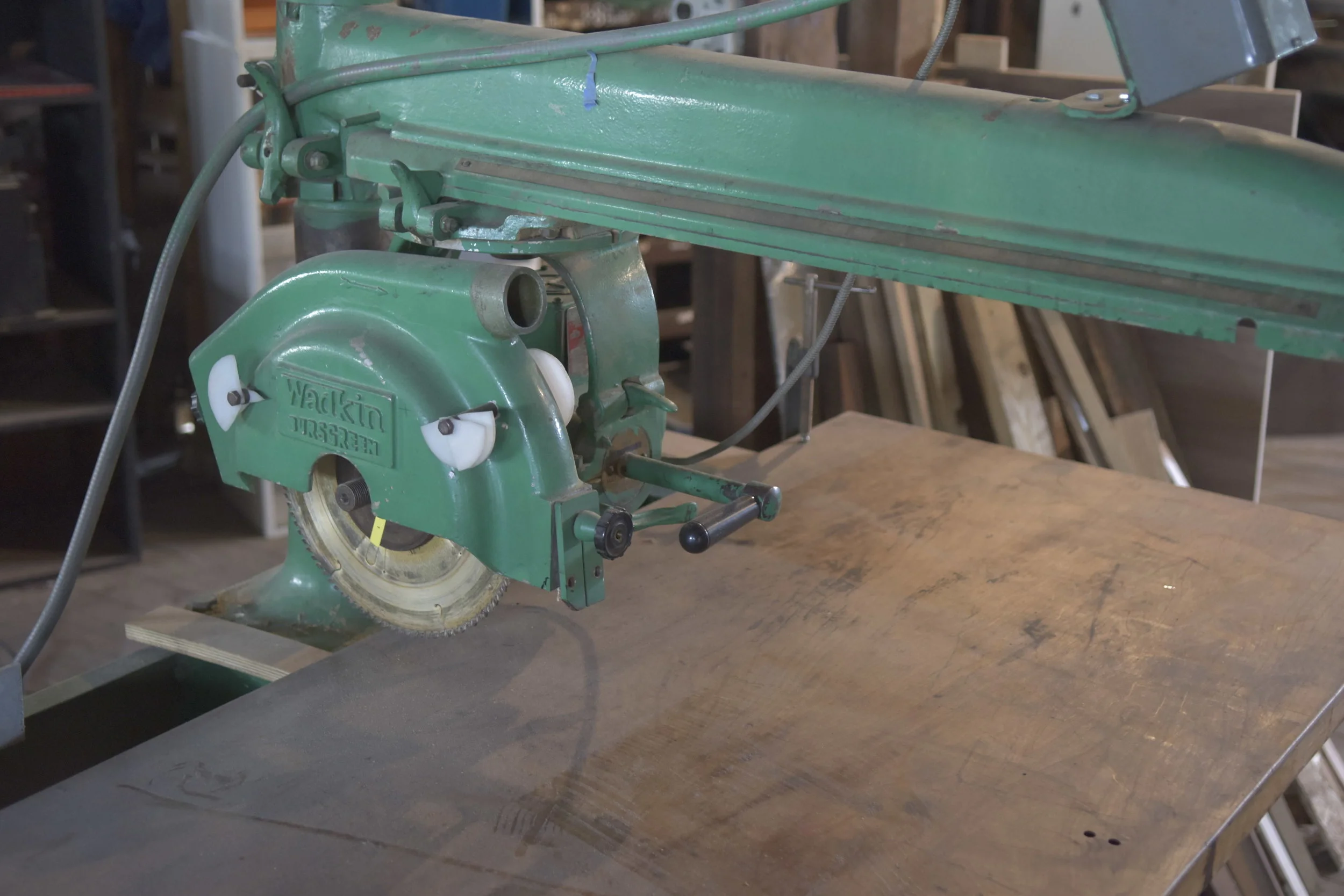 3hp radial arm saw.