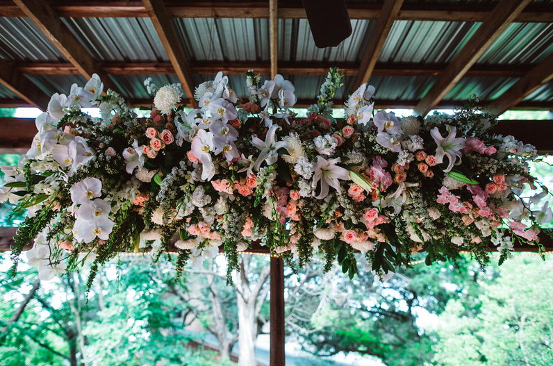 Floral chandelier