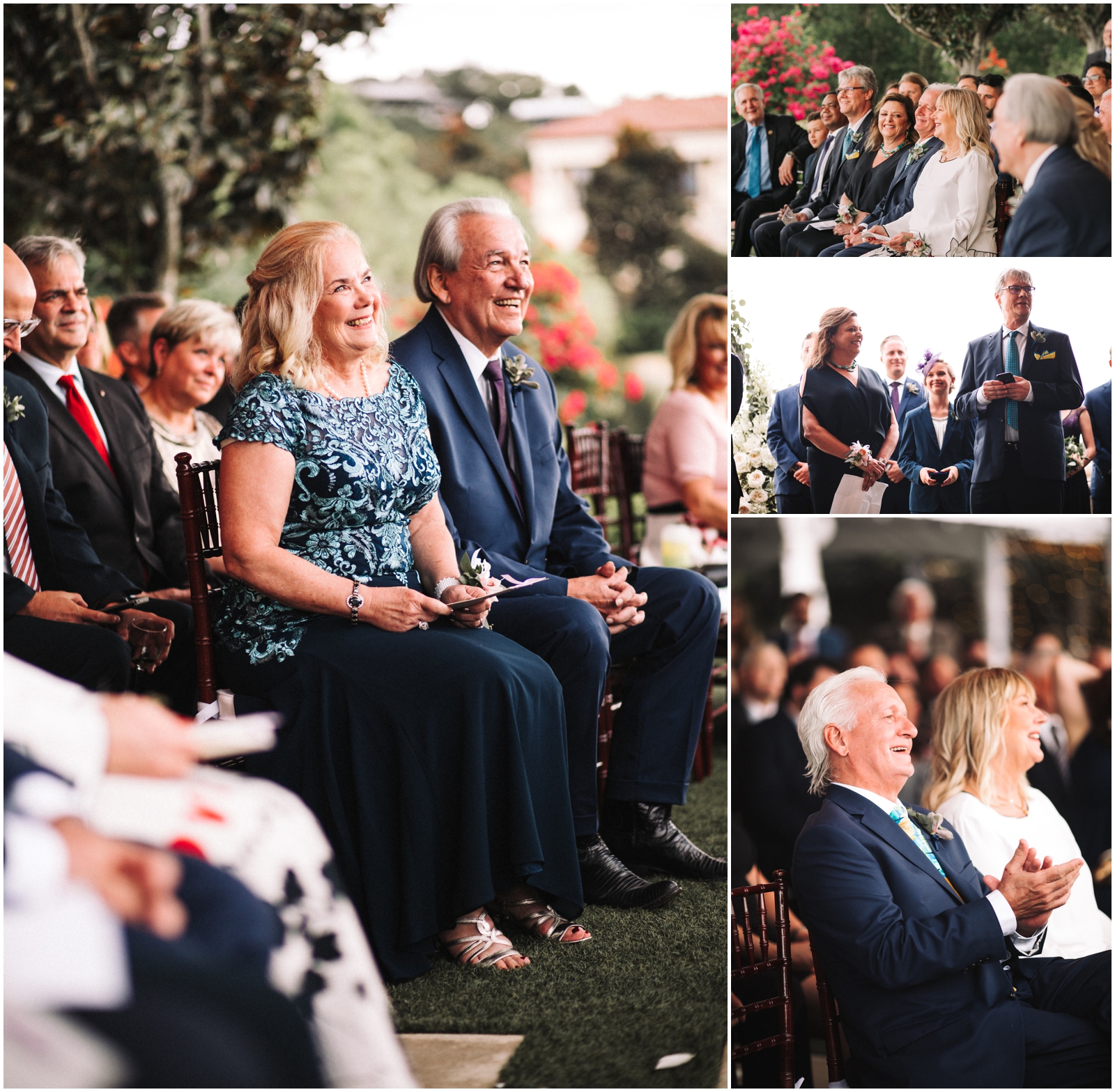  Wedding Guests during the Austin Wedding Ceremony 