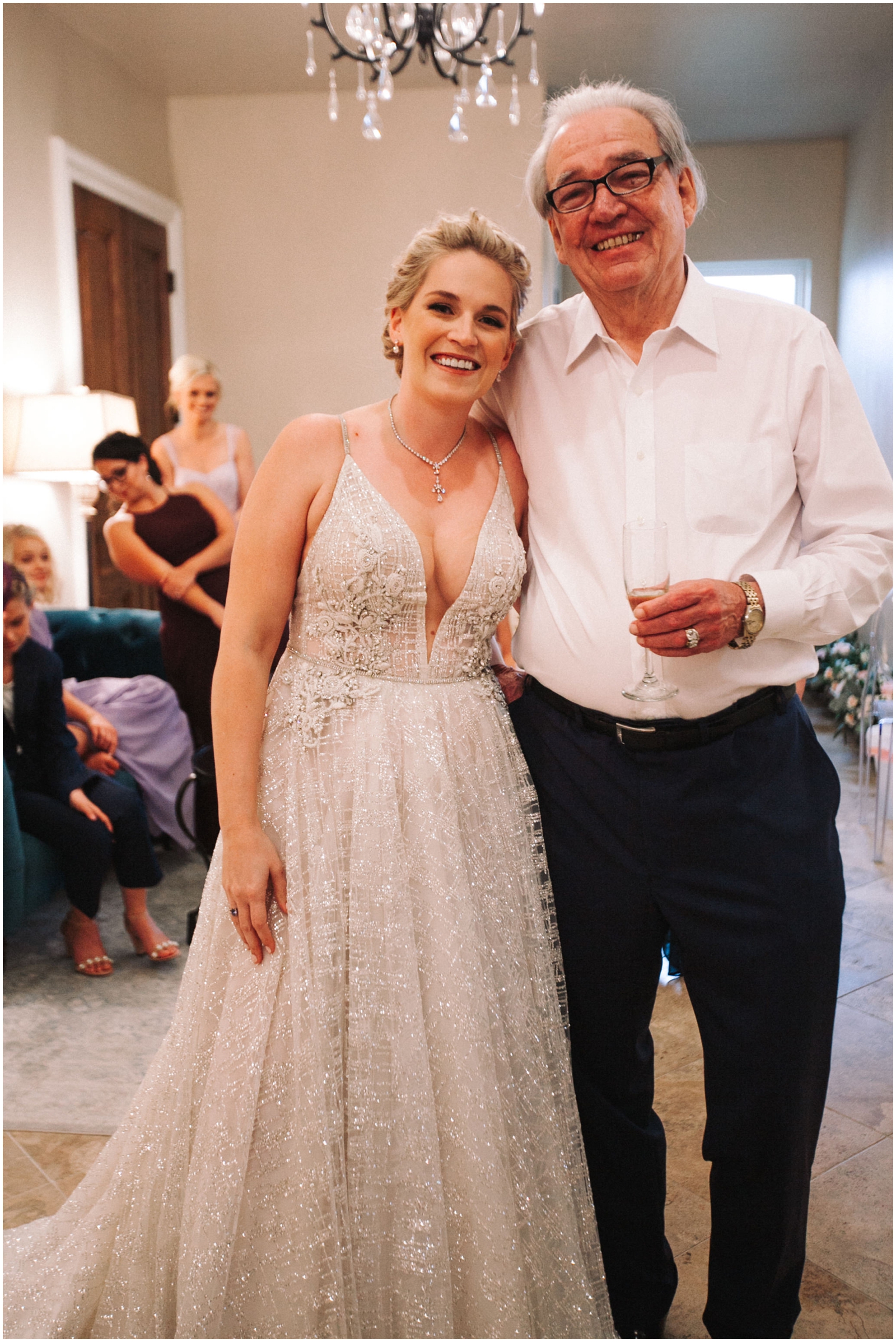  Bride before her wedding at Villa Del Lago  