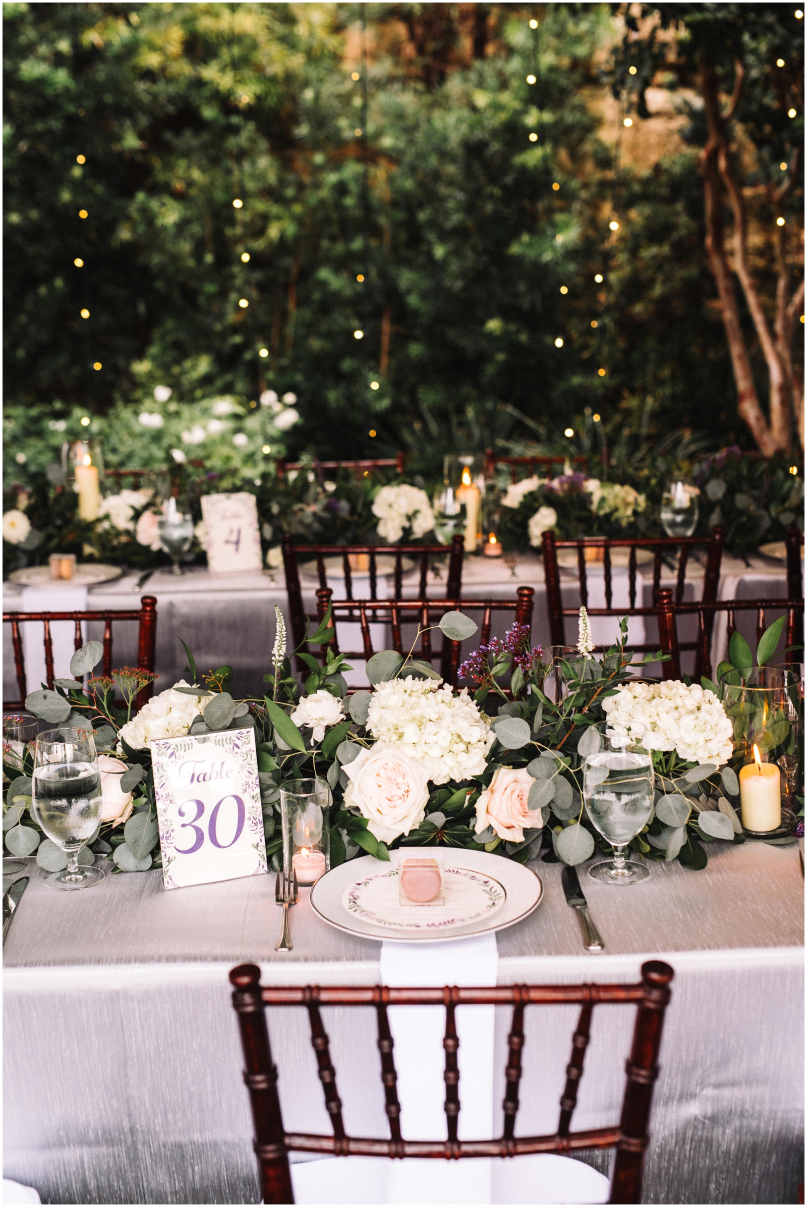 Elegant wedding tabletop