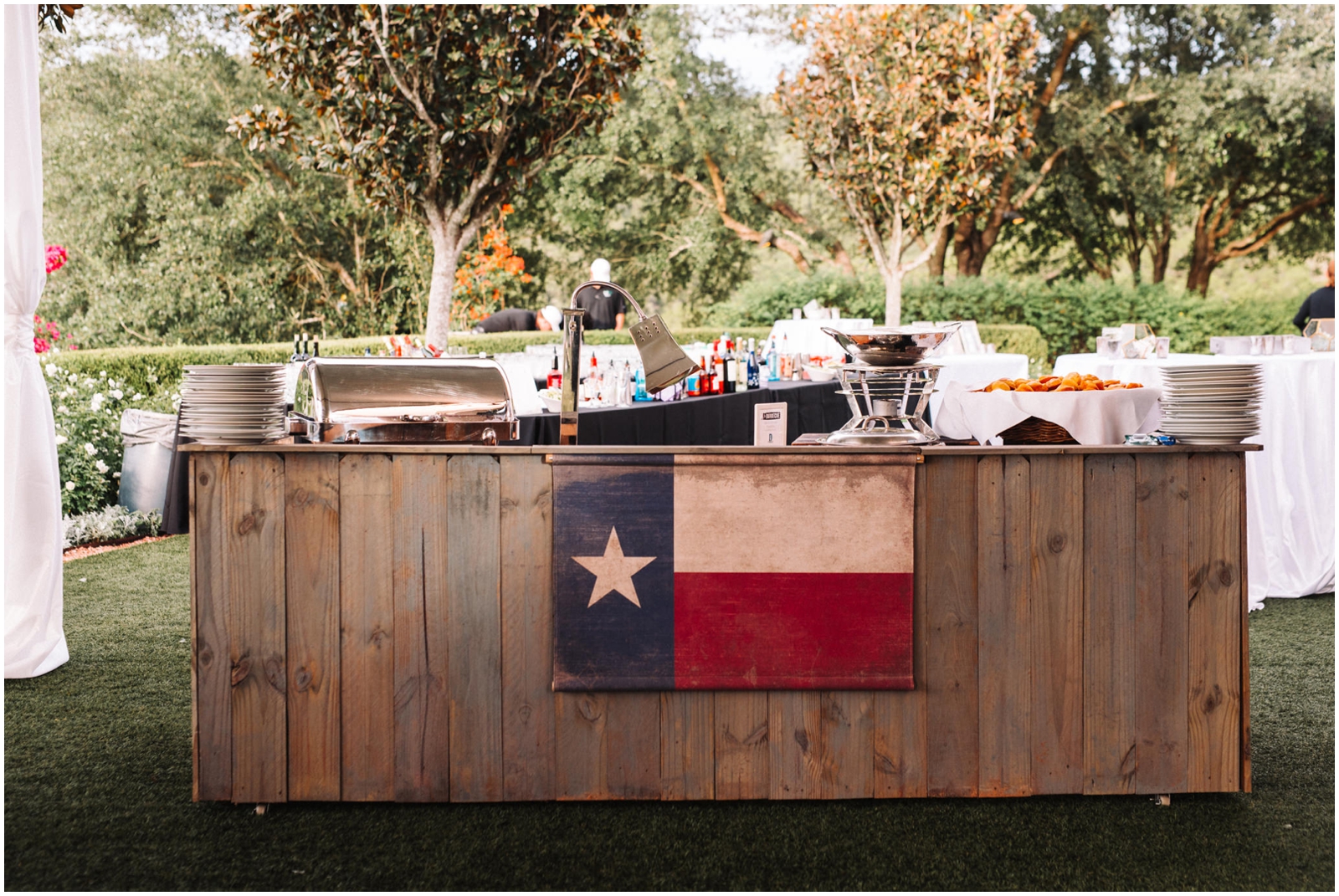  Buffet Station in austin texas wedding 