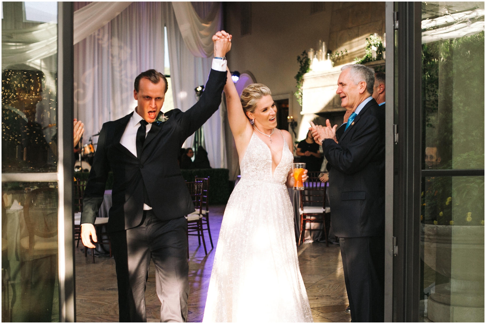  Bride and groom entrance 