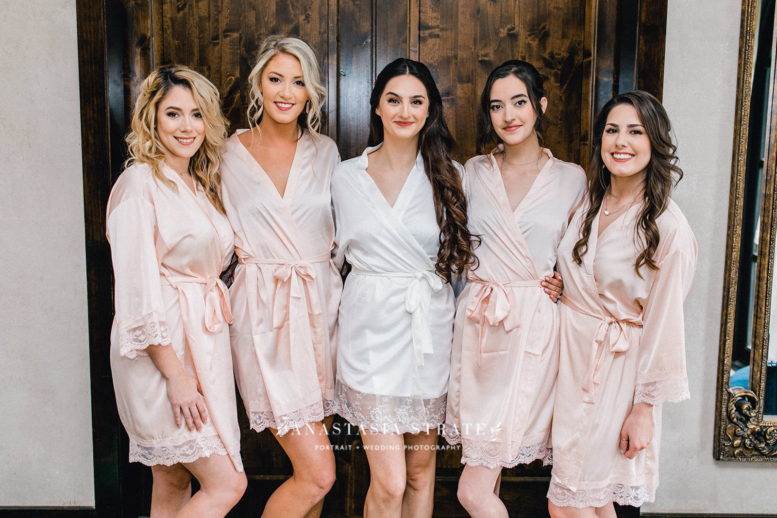bride and the bridesmaids