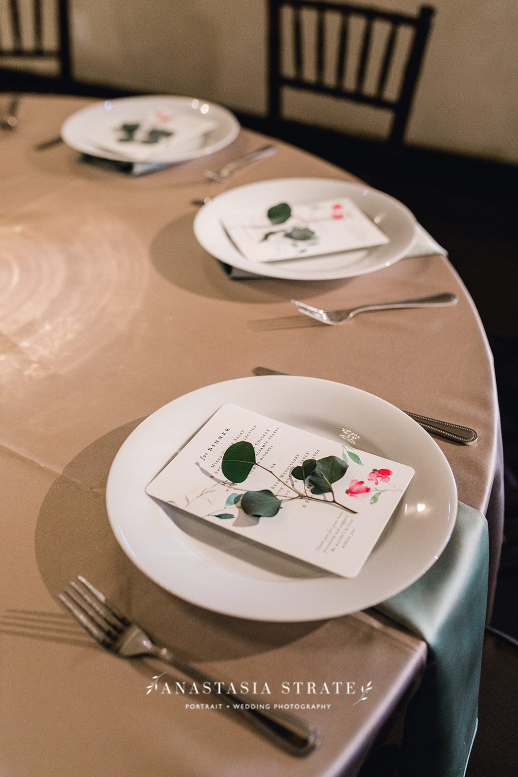 wedding table setting