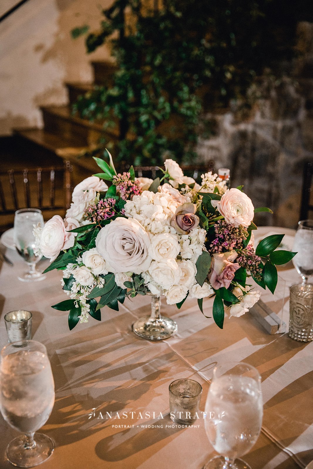  white and greenery decor 