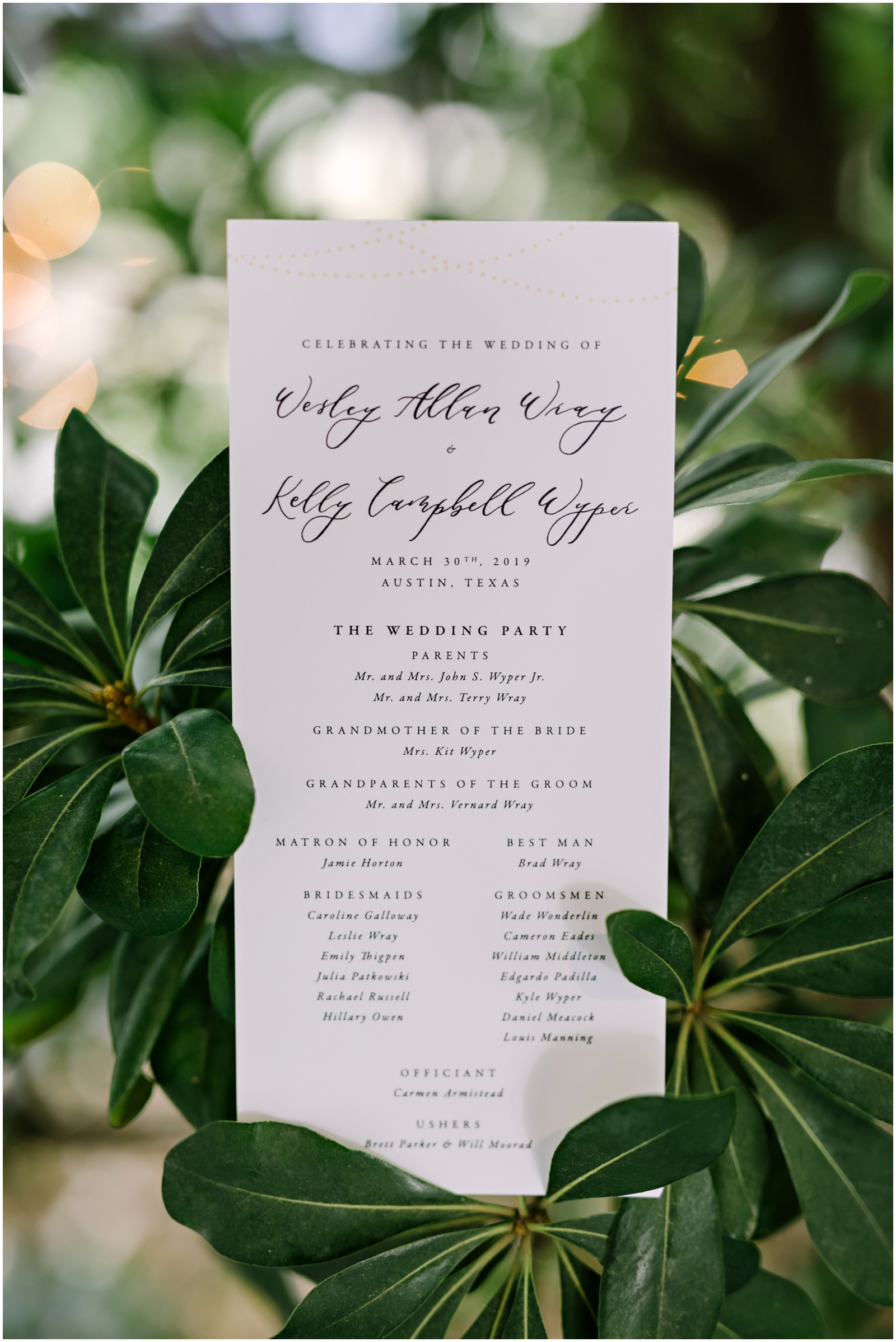  Minimalistic white wedding invitation 