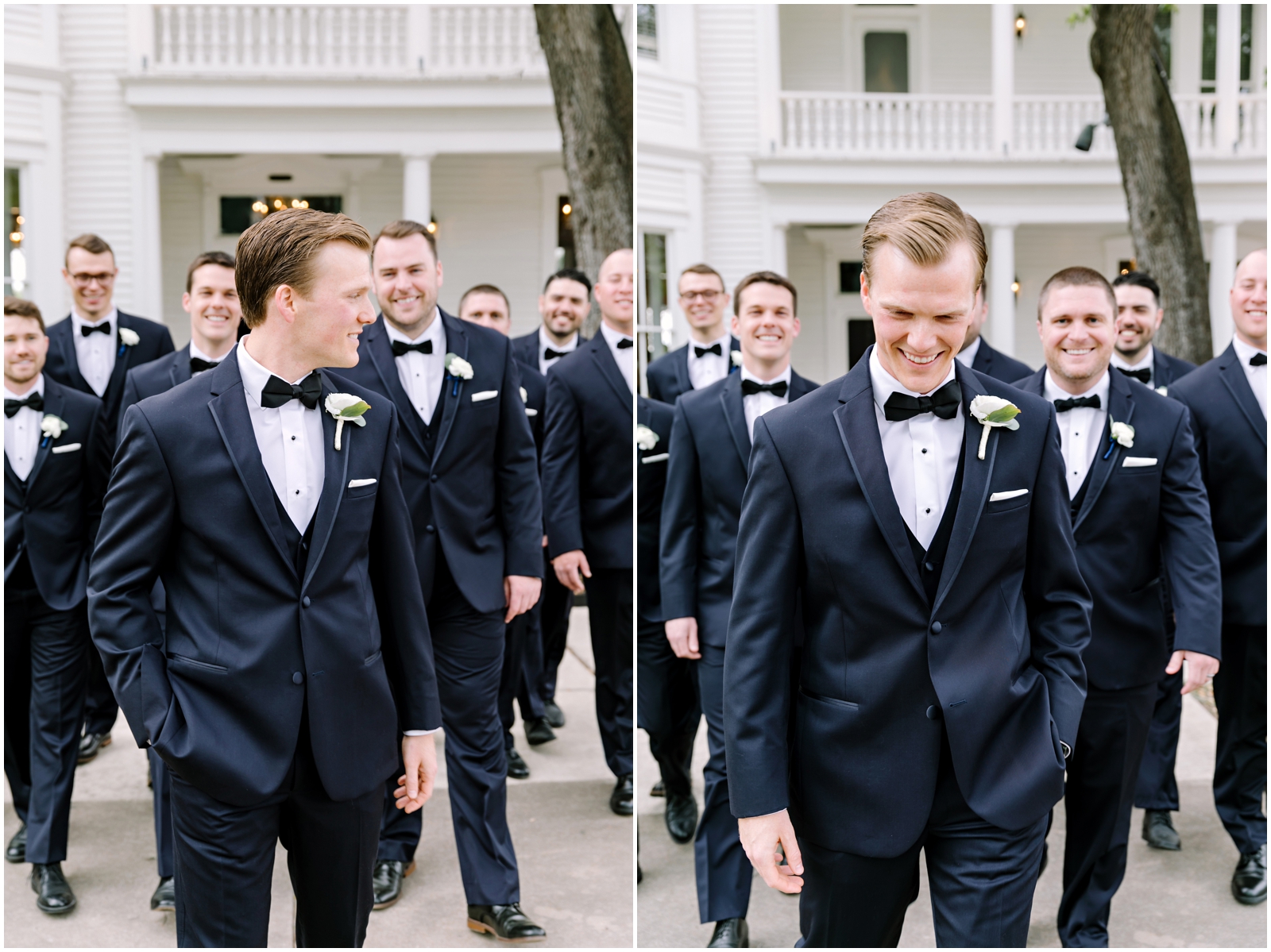  Groom and groomsmen 