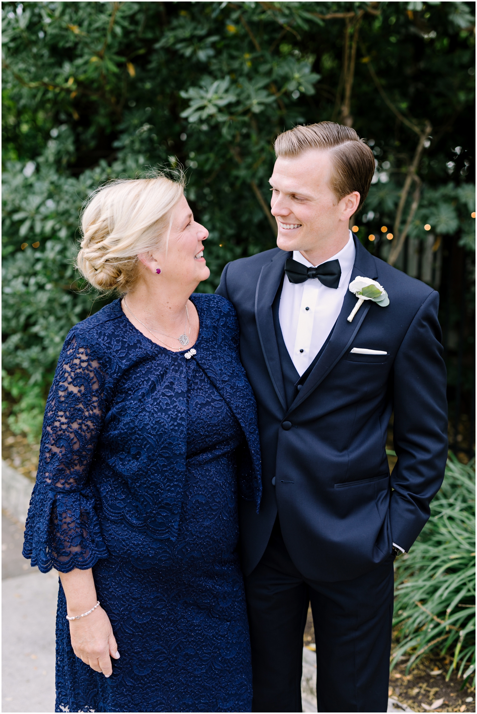  Groom with his mom 