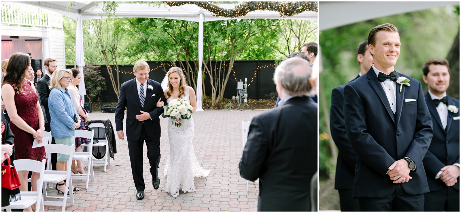 bride walking down the aisle