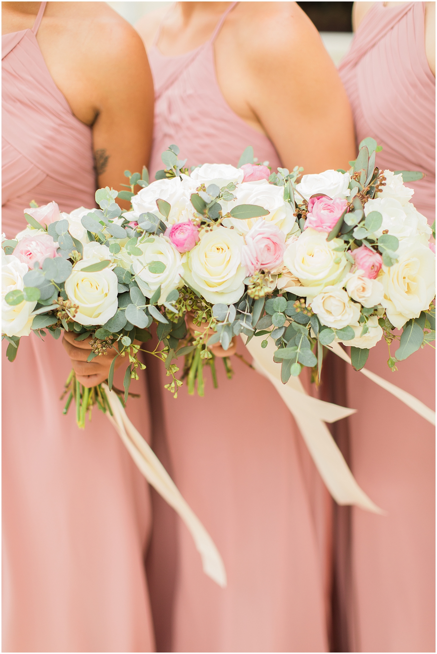 Bridesmaids wedding bouquets